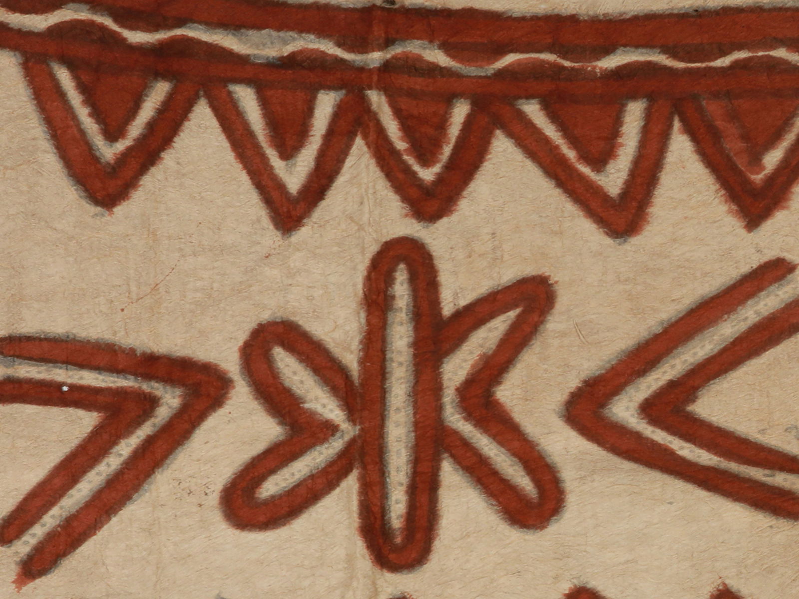 A Barkcloth Panel from Oro Province, "tapa" (1 of 4)