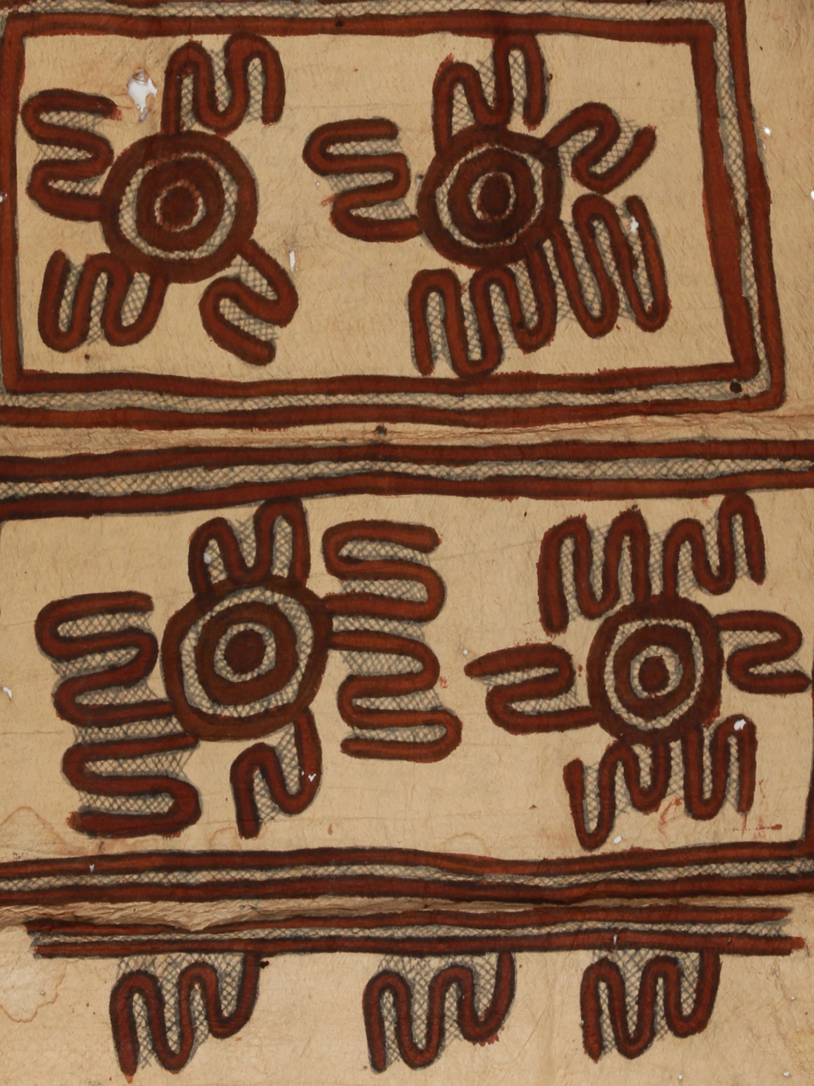A Barkcloth Panel from Oro Province, "tapa" (1 of 4)