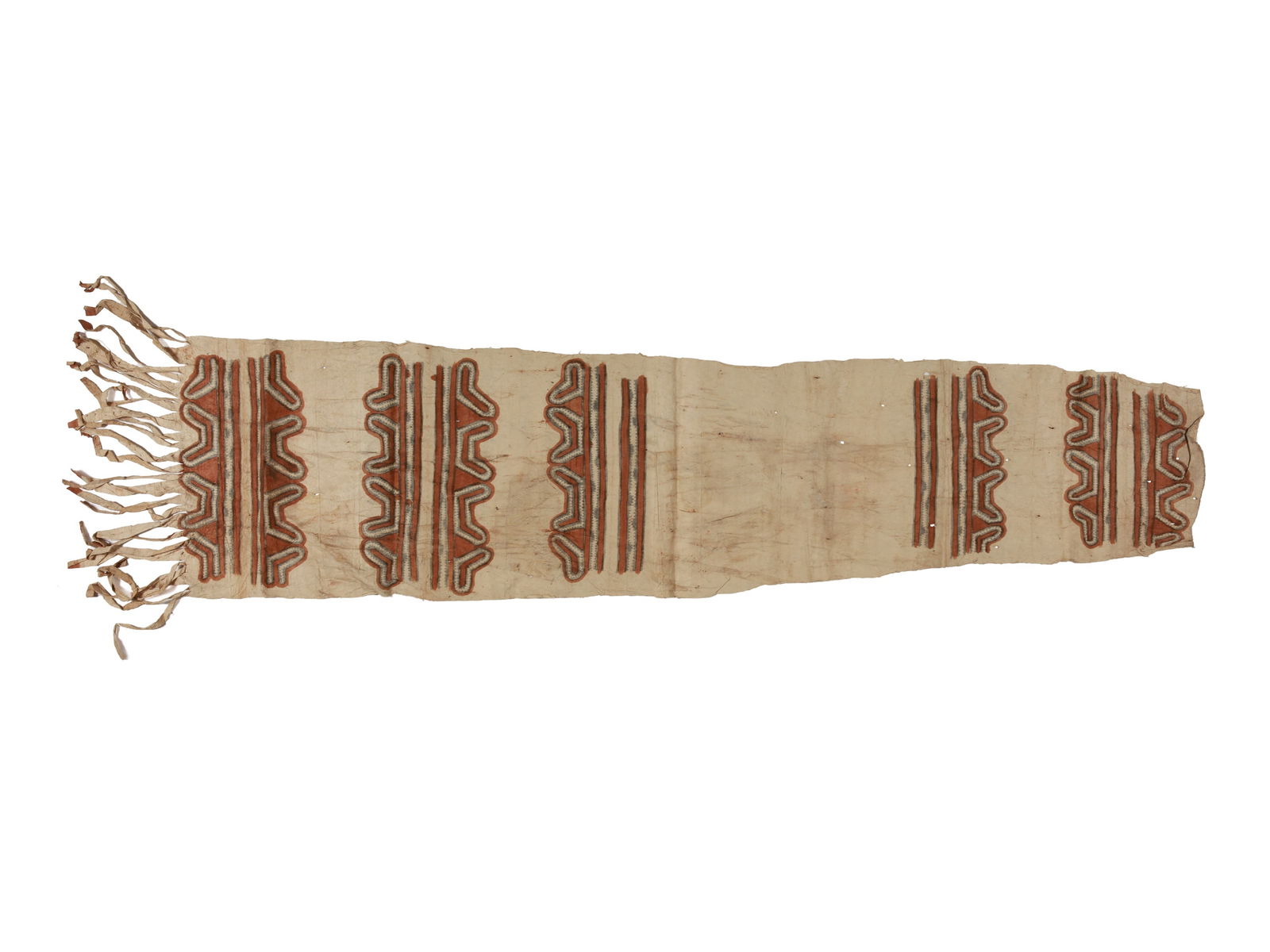 A Barkcloth Panel from Oro Province, "tapa" (1 of 5)