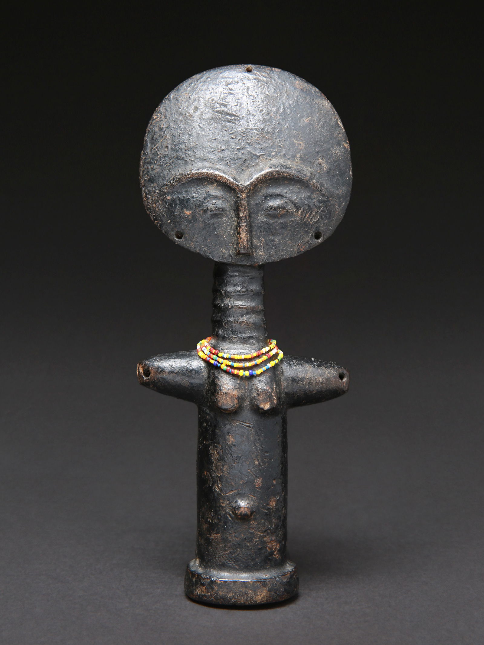An Asante Fertility Figure, "akua'ba" (1 of 14)