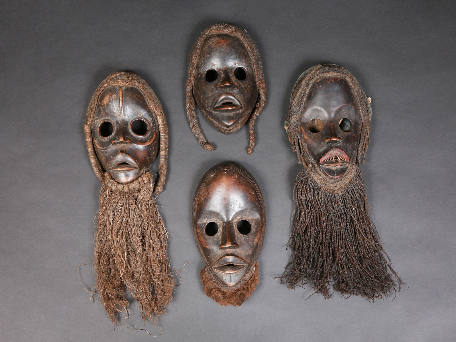 4 decorative Dan Masks, Handycraft (1 of 11)