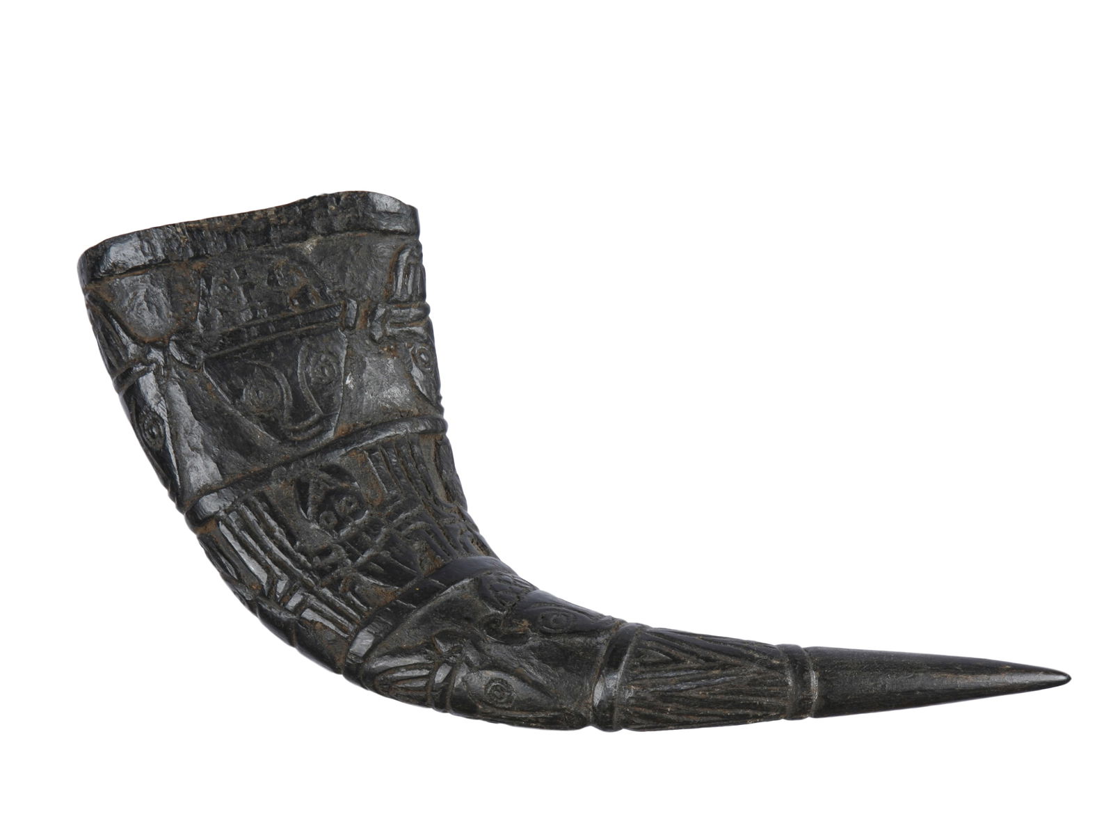 A Bamun Drinking Horn, "ndunyet" (1 of 11)