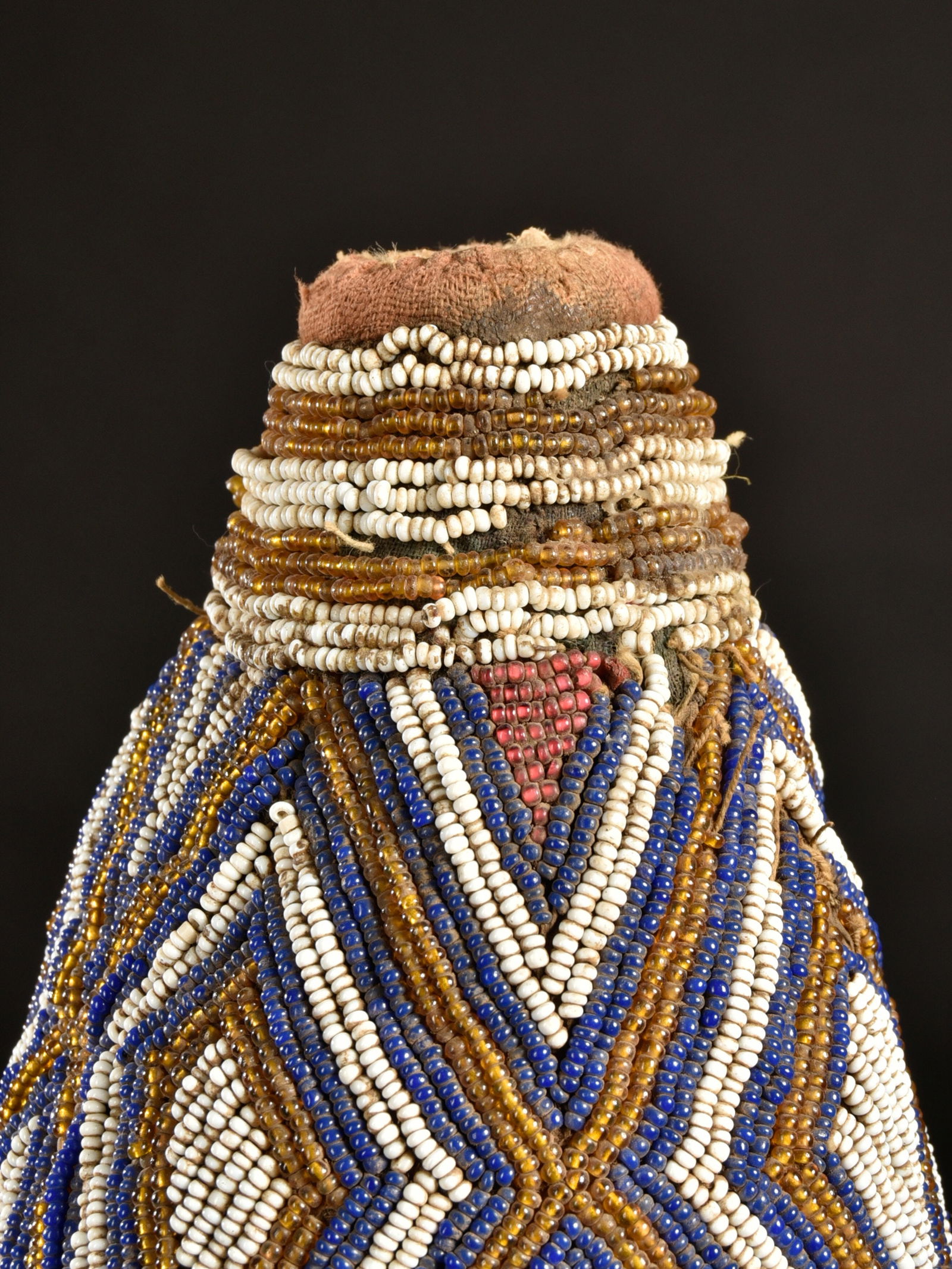 A Yoruba beaded Crow, "ade" - 5