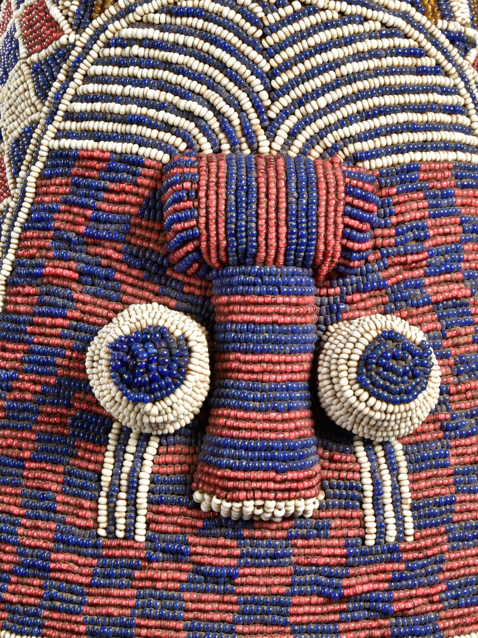 A Yoruba beaded Crow, "ade" - 6