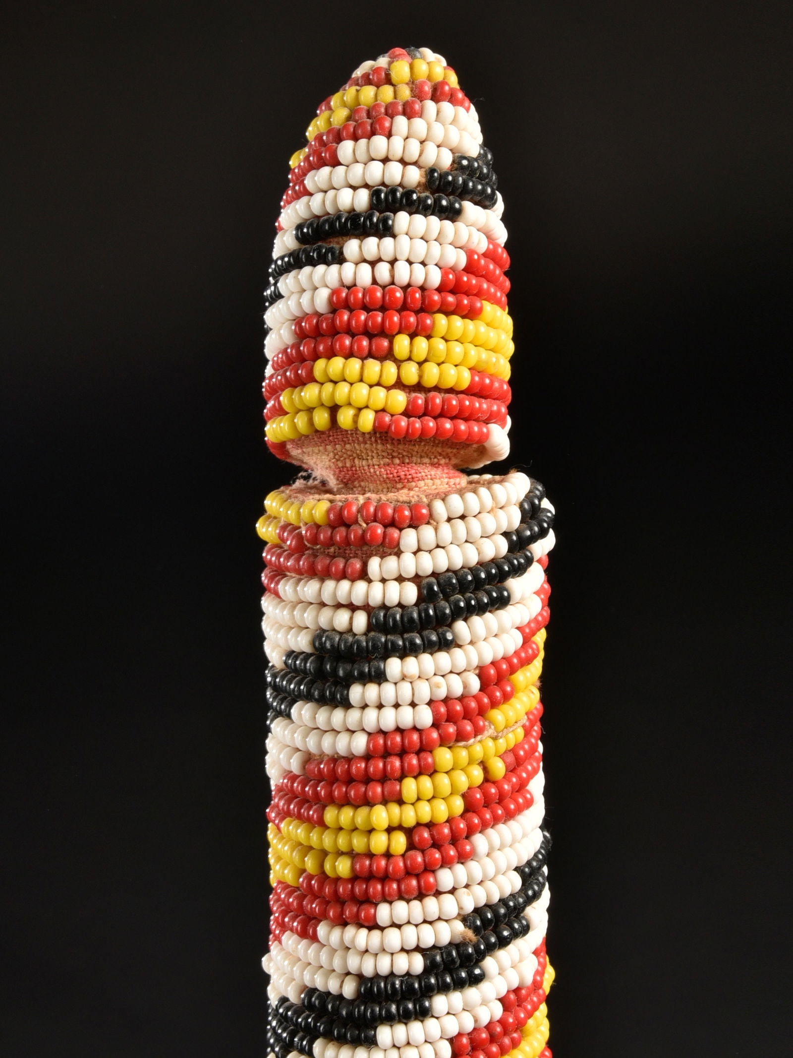 A Beaded Bottle with Handle - 5