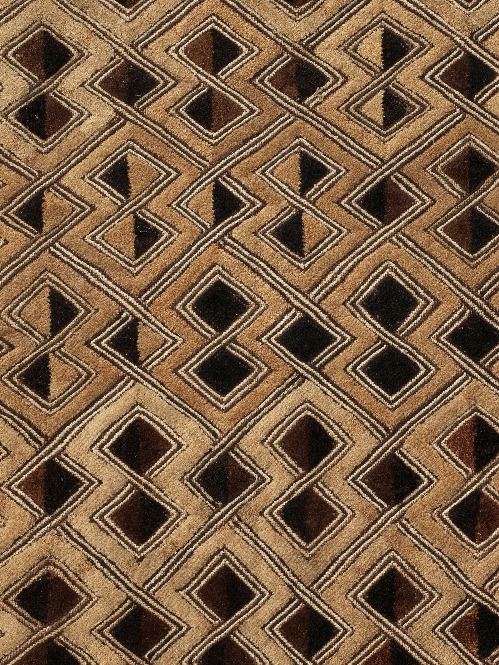 A Kuba Textile Prestige Panel and Currency, "mbal" (1 of 2)