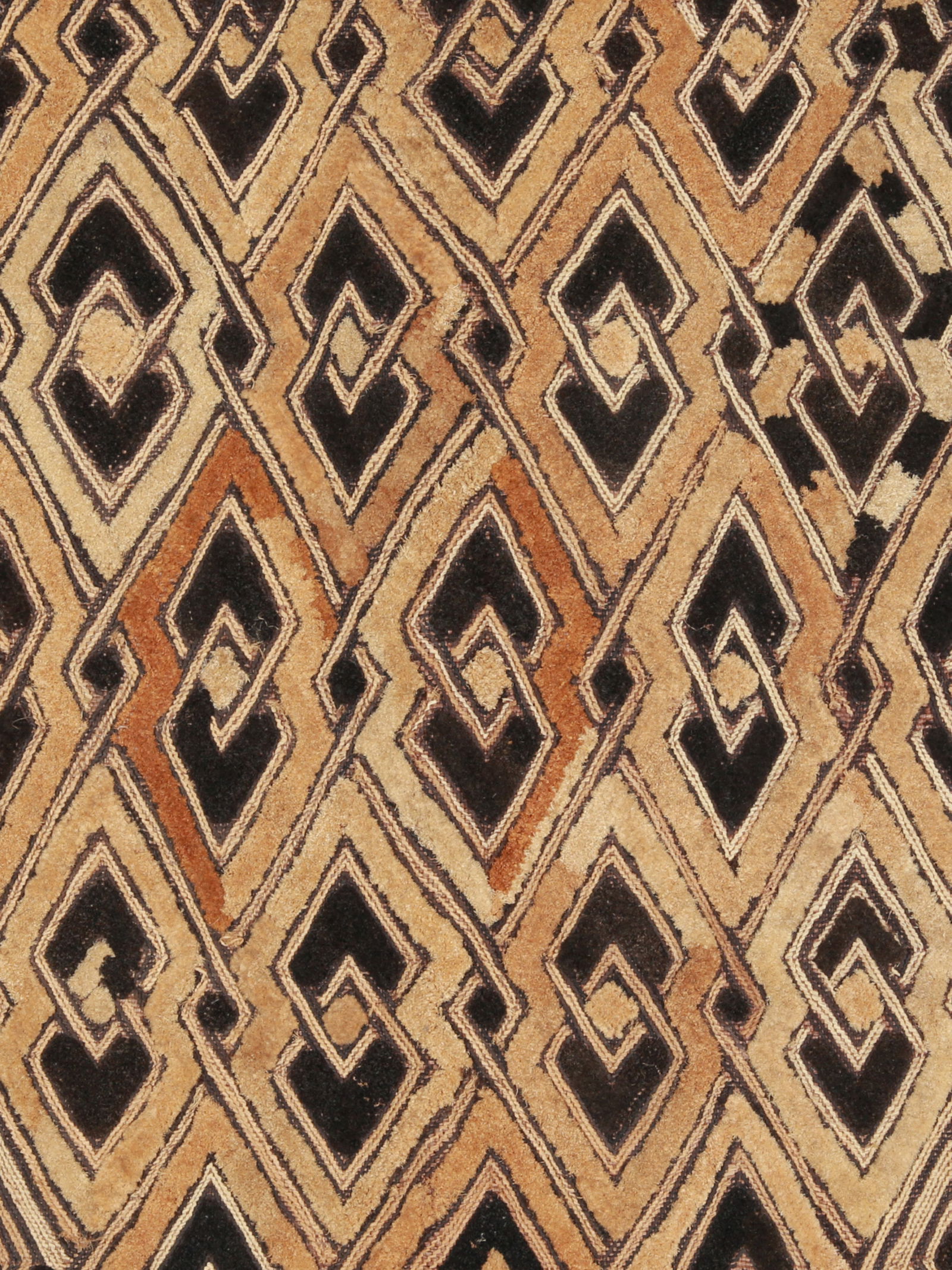 A Kuba Textile Prestige Panel and Currency, "mbal" (1 of 3)