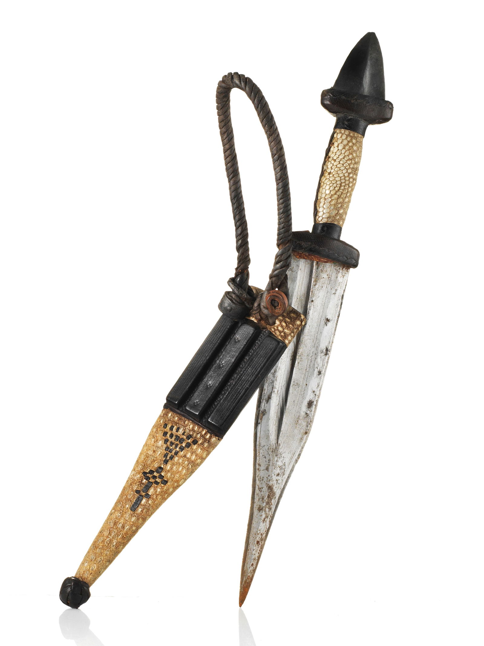 A Tuareg Arm Dagger with Sheath (1 of 2)