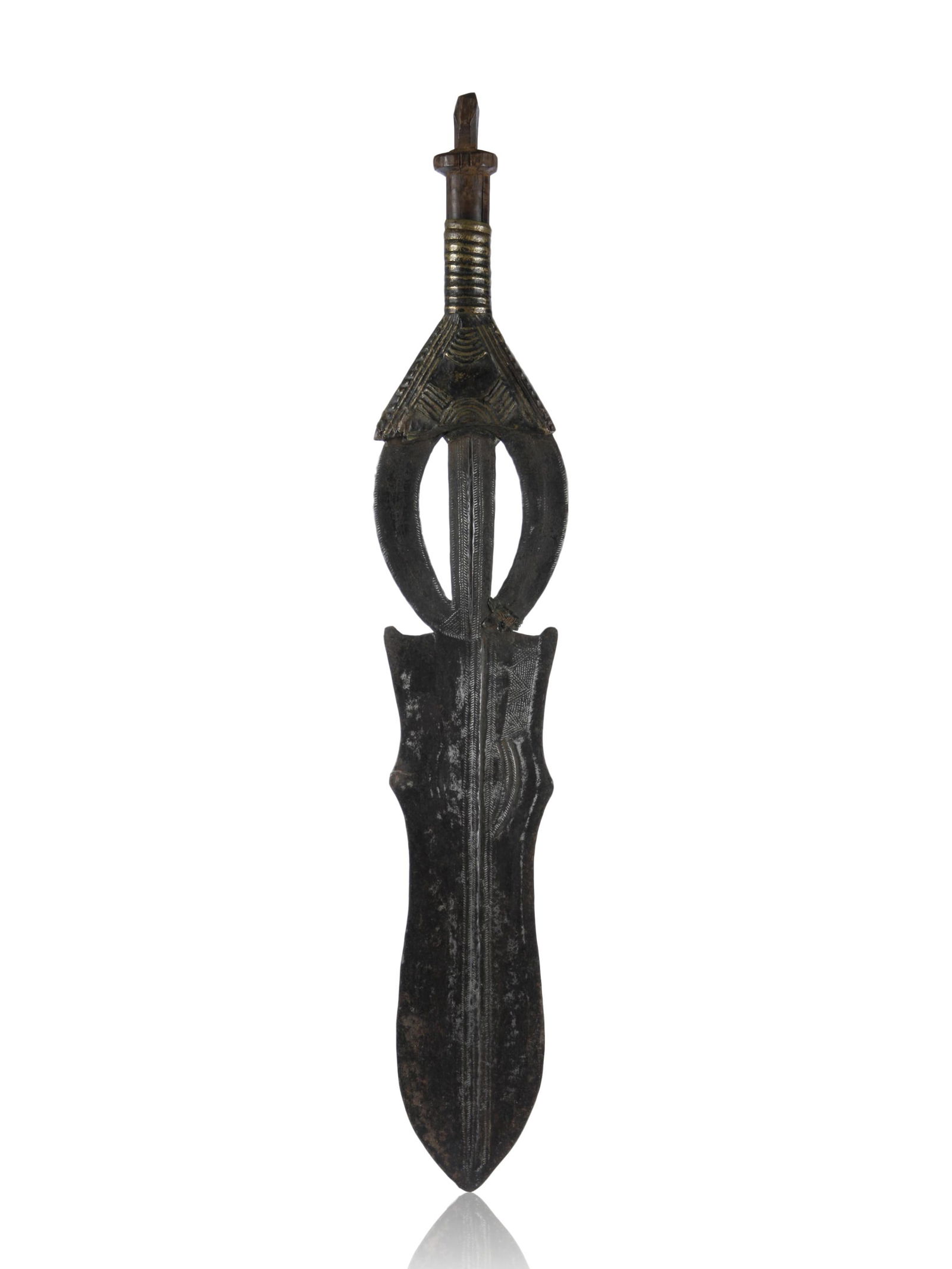 A Ngombe Ceremonial Short Sword, "mopamba" (1 of 2)