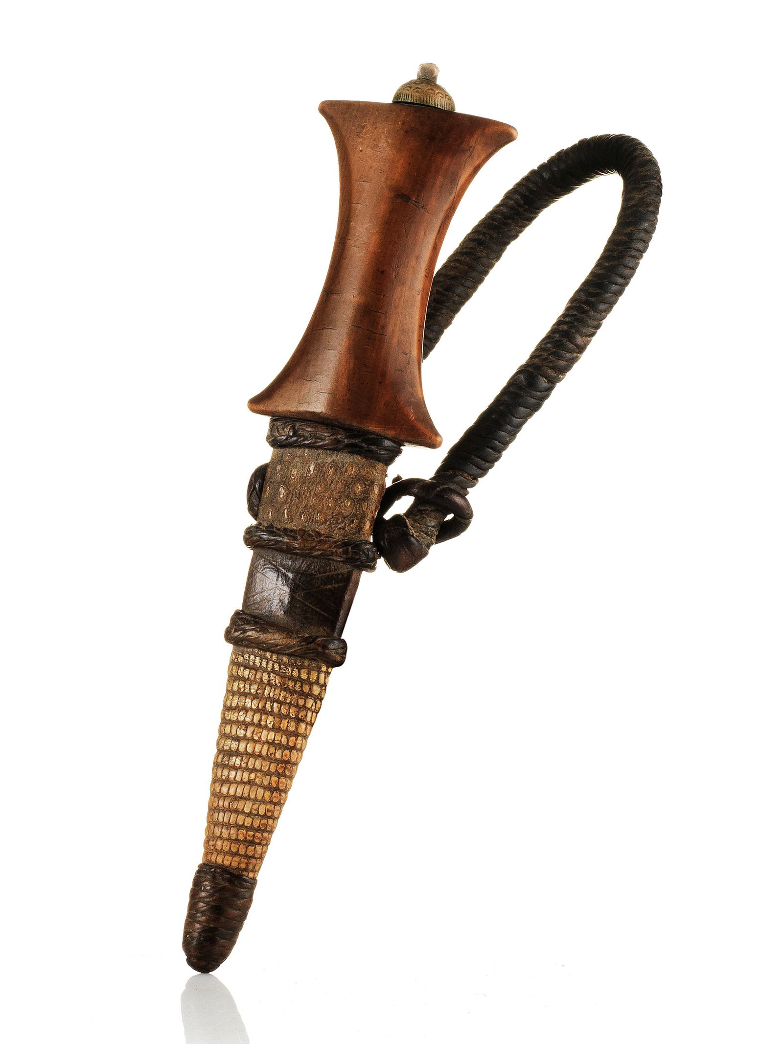 A Nuba Arm Dagger with Sheath - 2