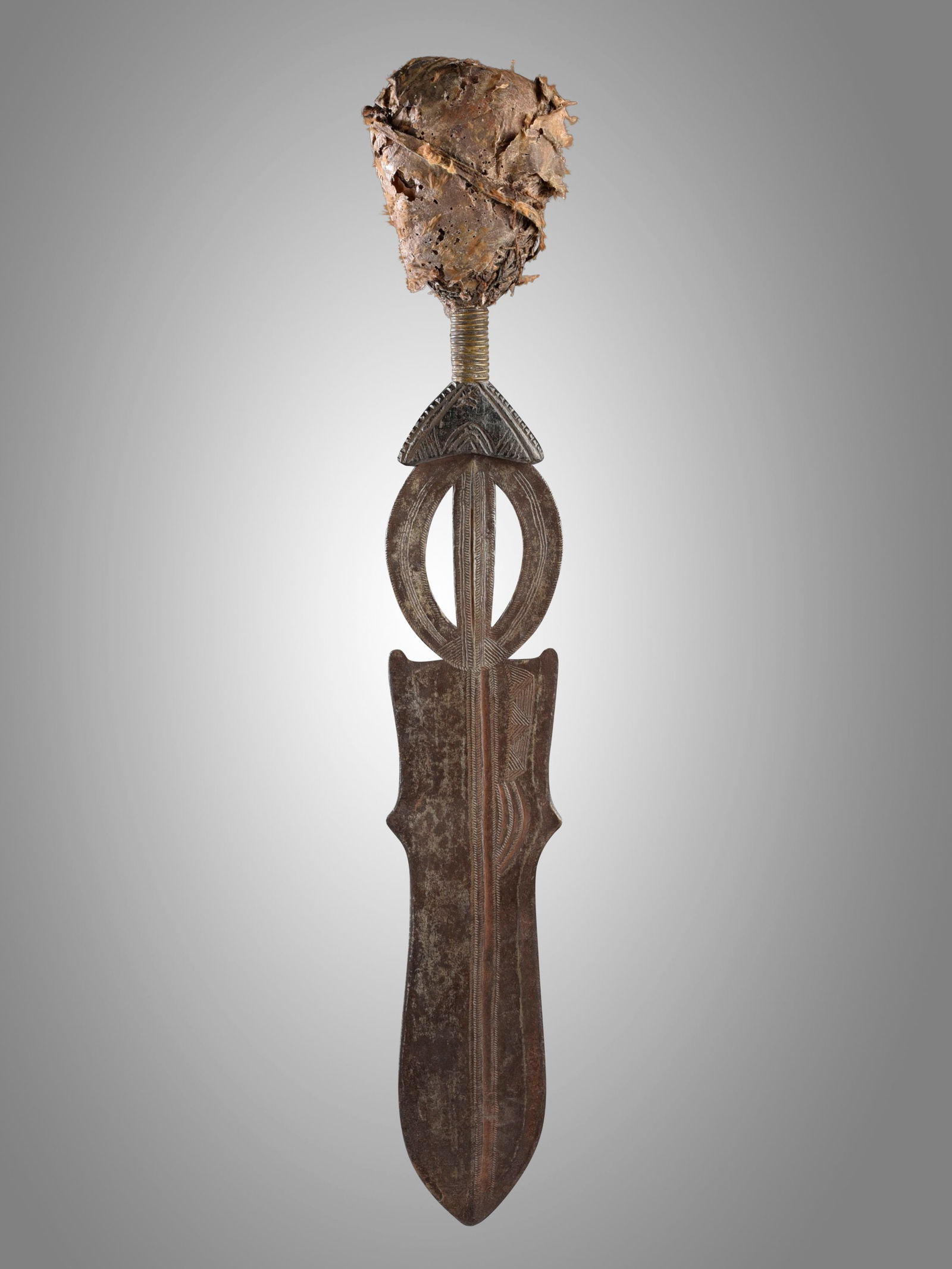 A Ngombe Ceremonial Short Sword, "mopamba" (1 of 7)