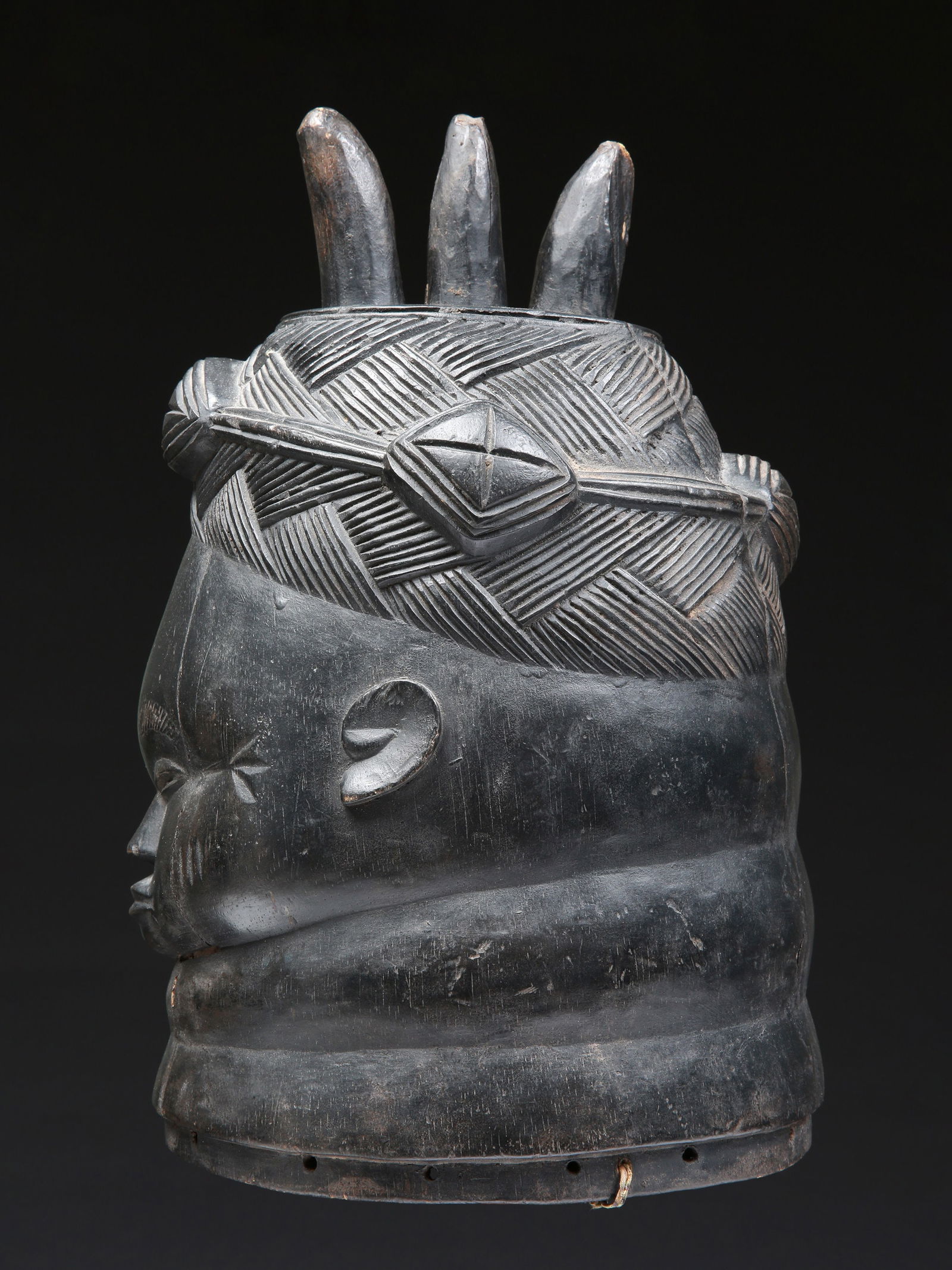 A Mende Helmet Mask, "soweï" - 8
