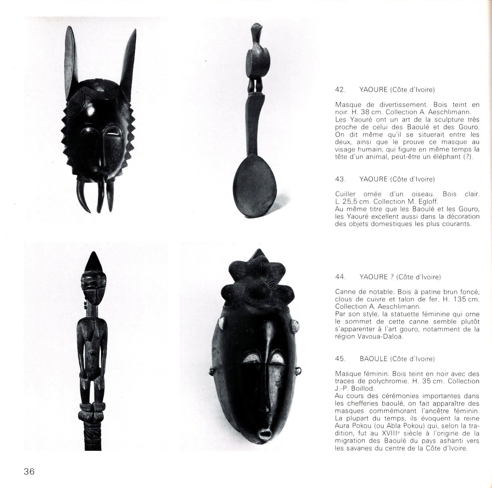 A Baule Mask, "mblo" - 2