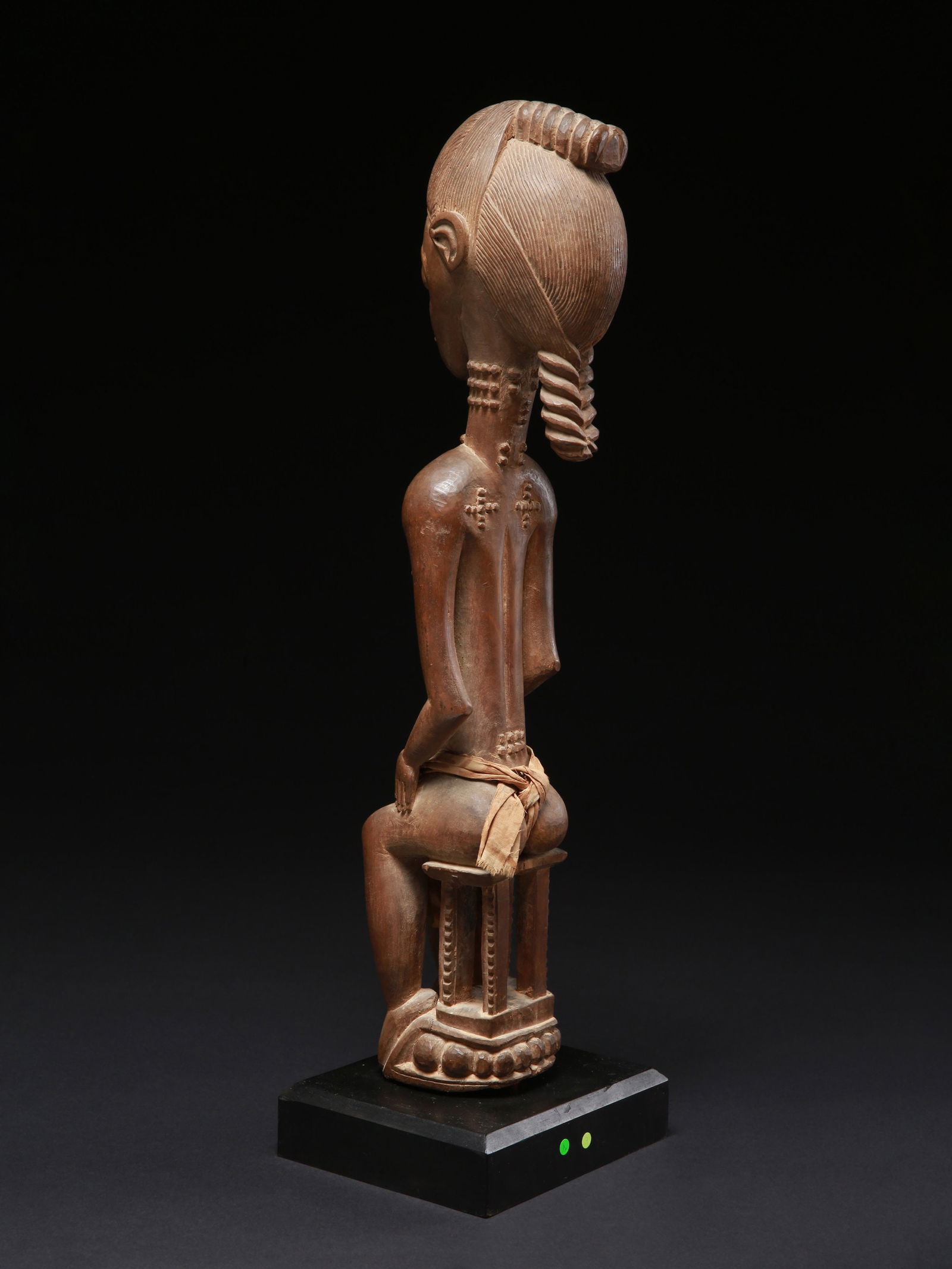 A Baule seated Figure - 14