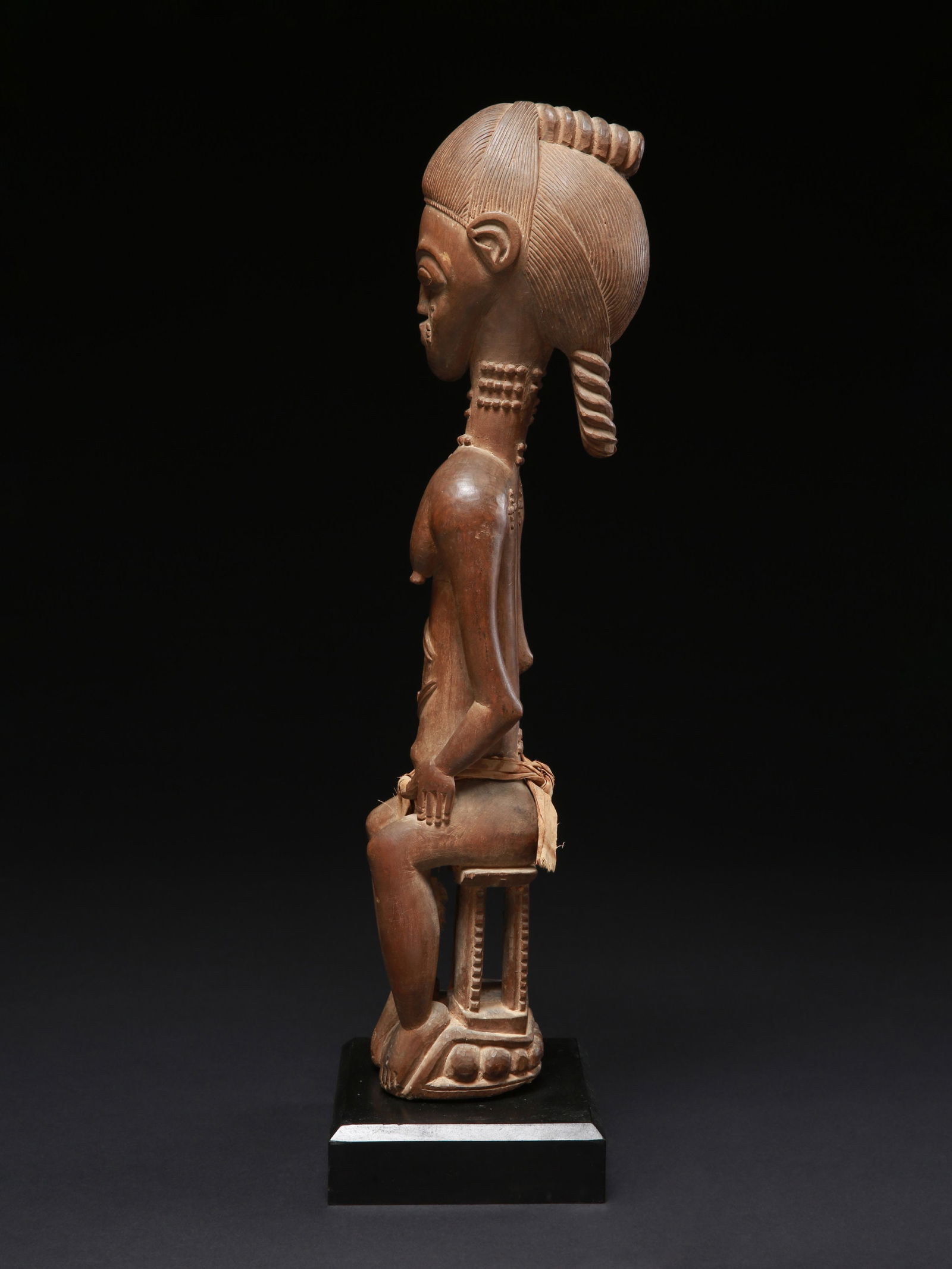 A Baule seated Figure - 15