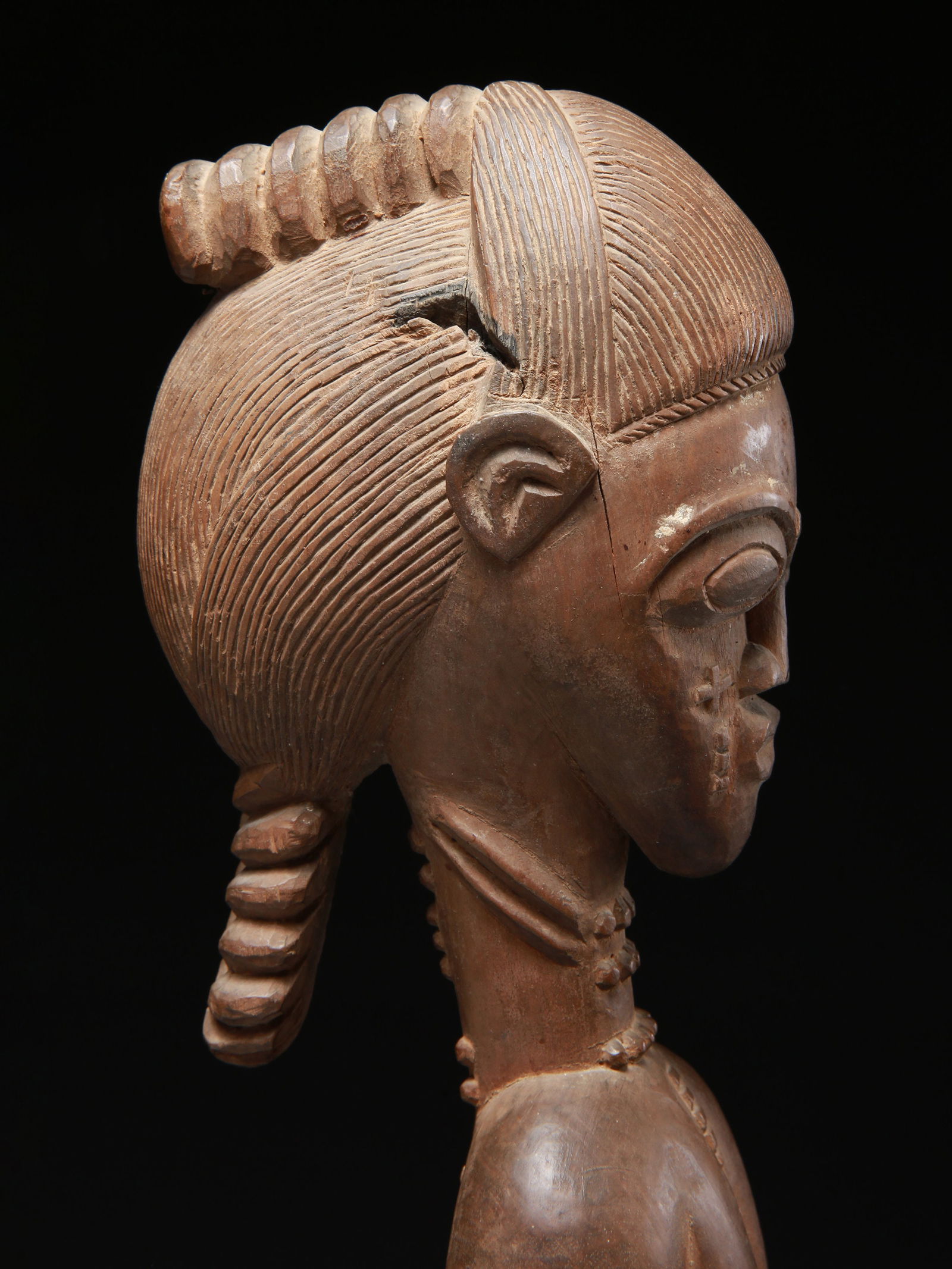 A Baule seated Figure - 16