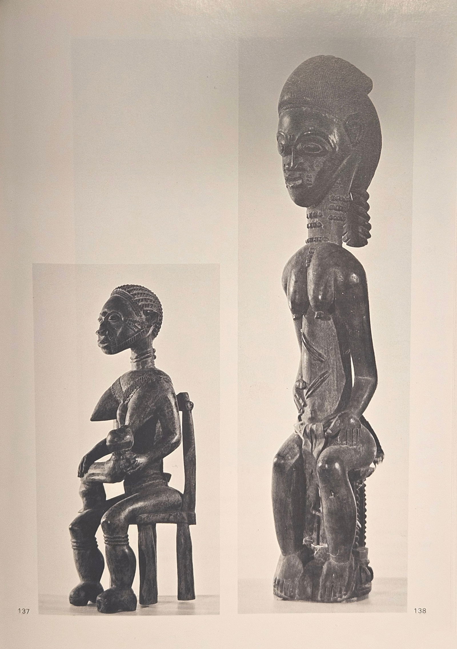 A Baule seated Figure - 4