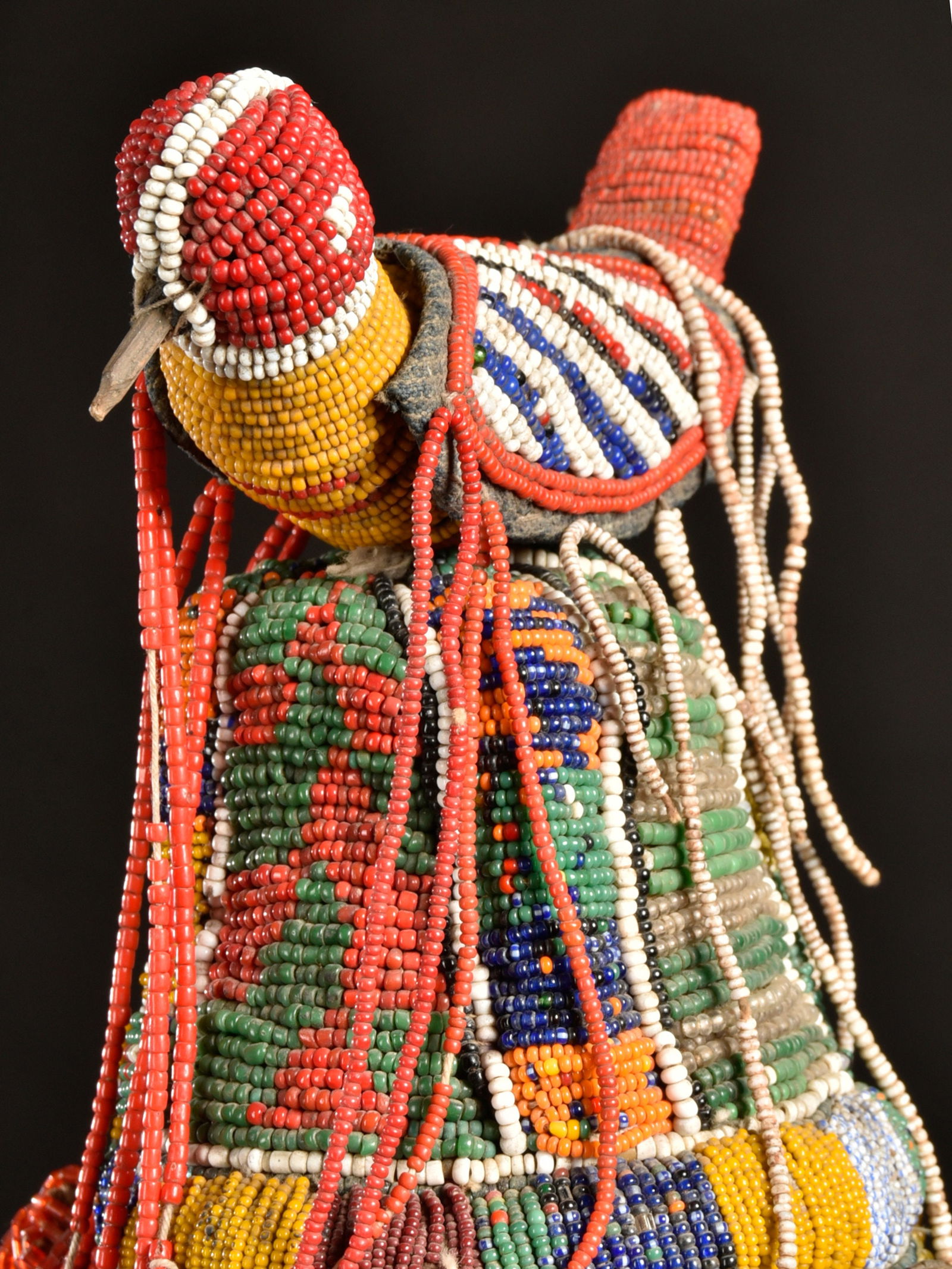 A Yoruba Beaded Crown, "ade" - 5