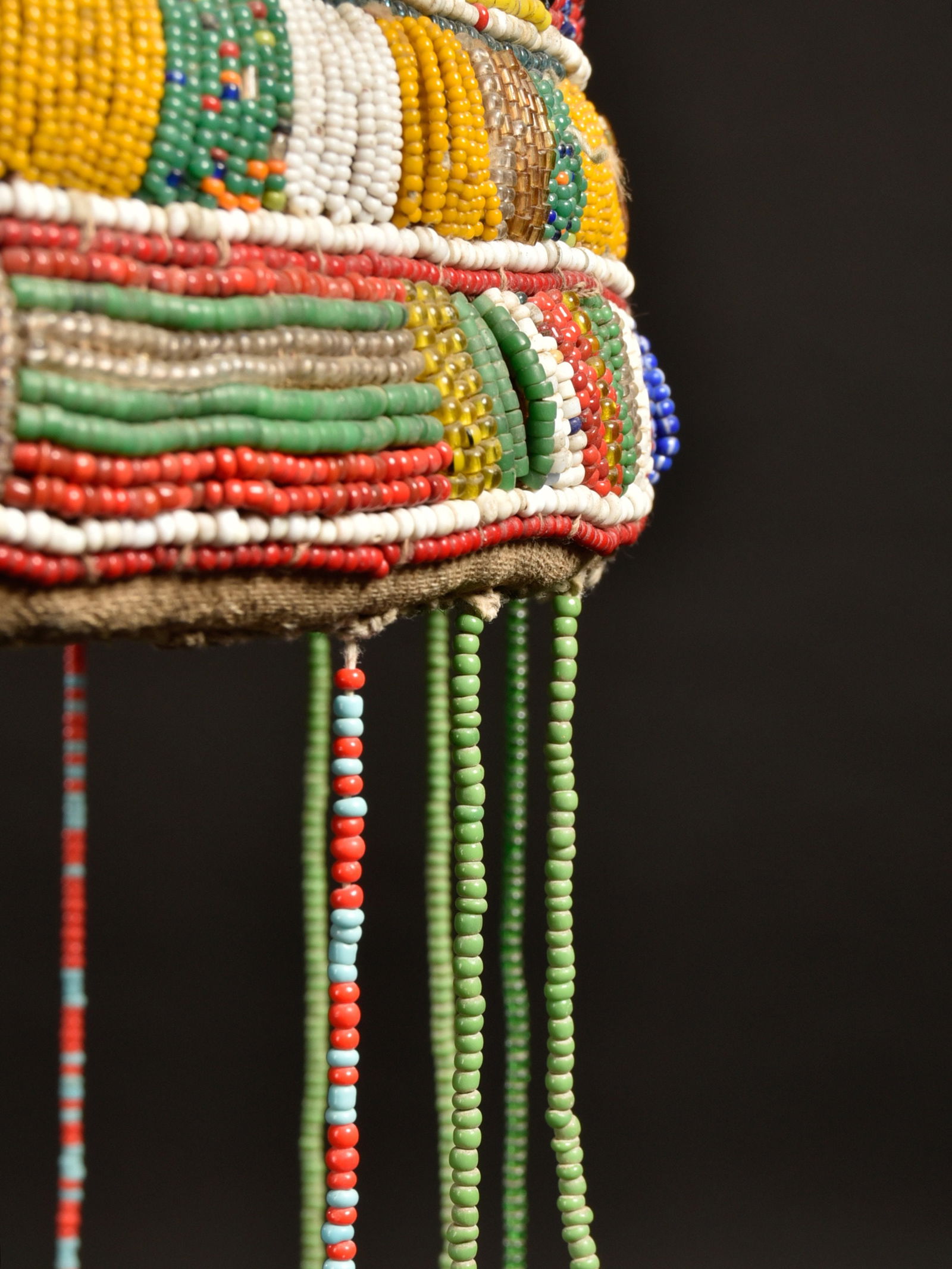 A Yoruba Beaded Crown, "ade" - 9