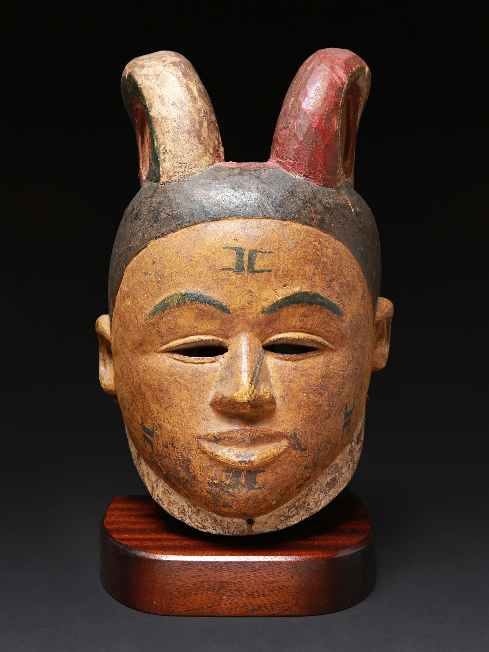 An Ibibio Helmet Mask - 3