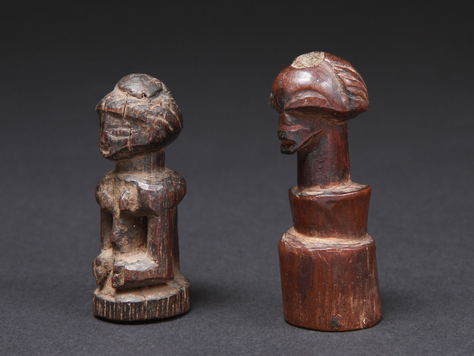 A Luba and a Songye Half Figure, "kakudji" and "nkishi" (1 of 9)