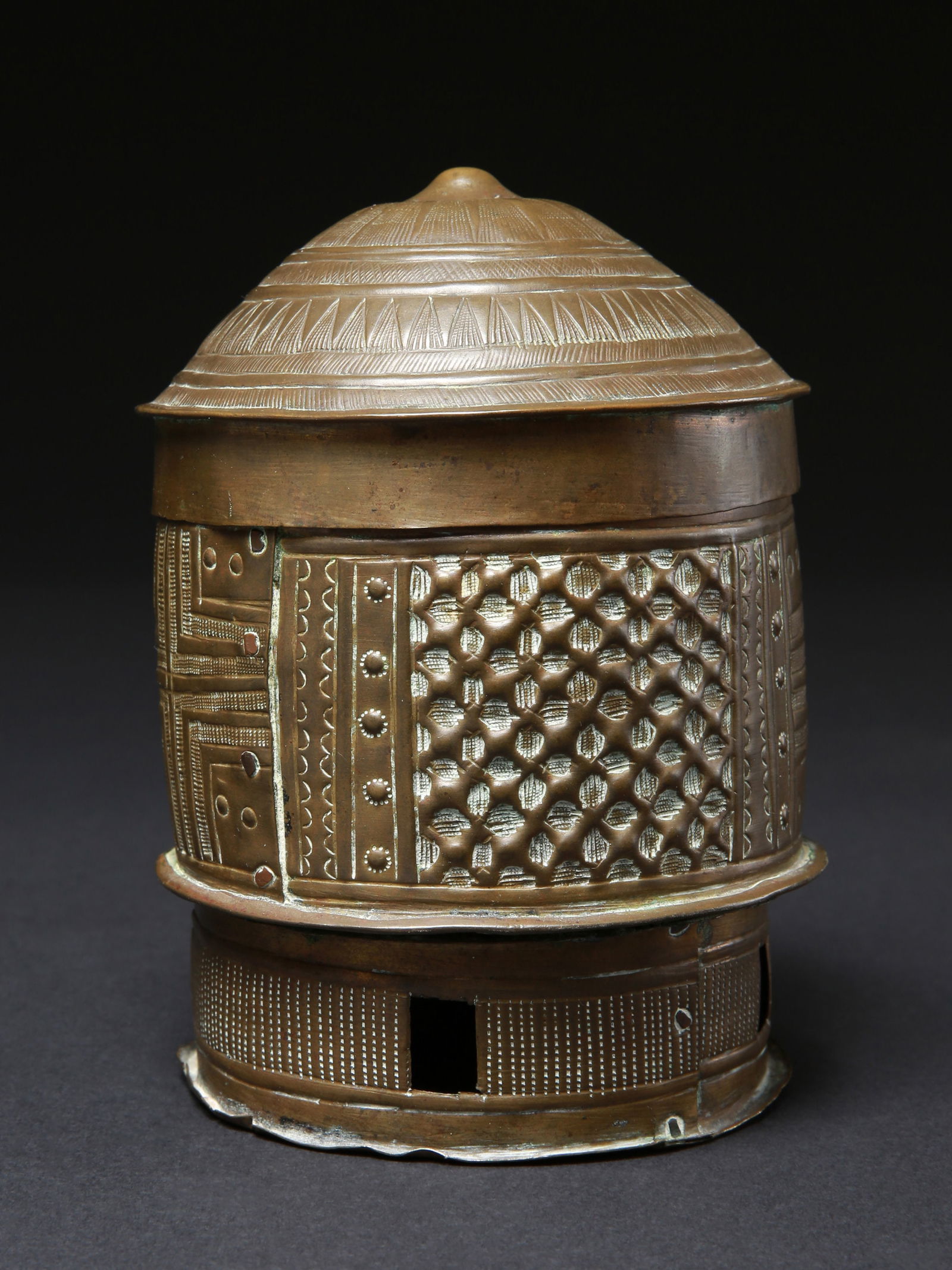 An Asante lidded Vessel, "forowa" - 6
