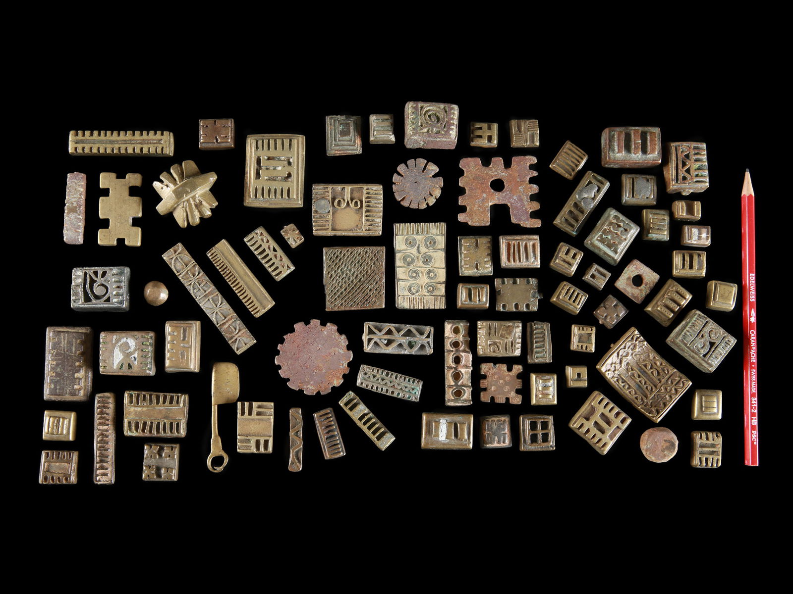 75 Asante abstract Goldweights - 2