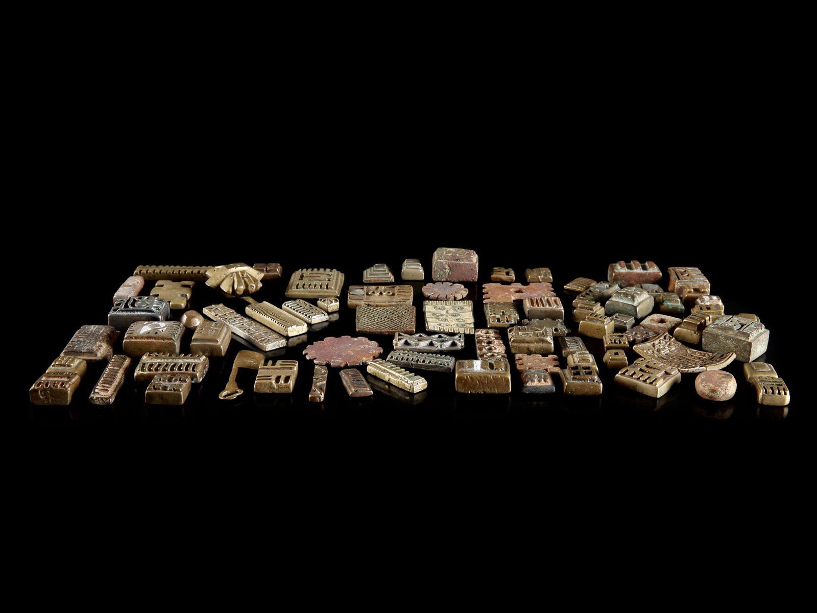 75 Asante abstract Goldweights - 3