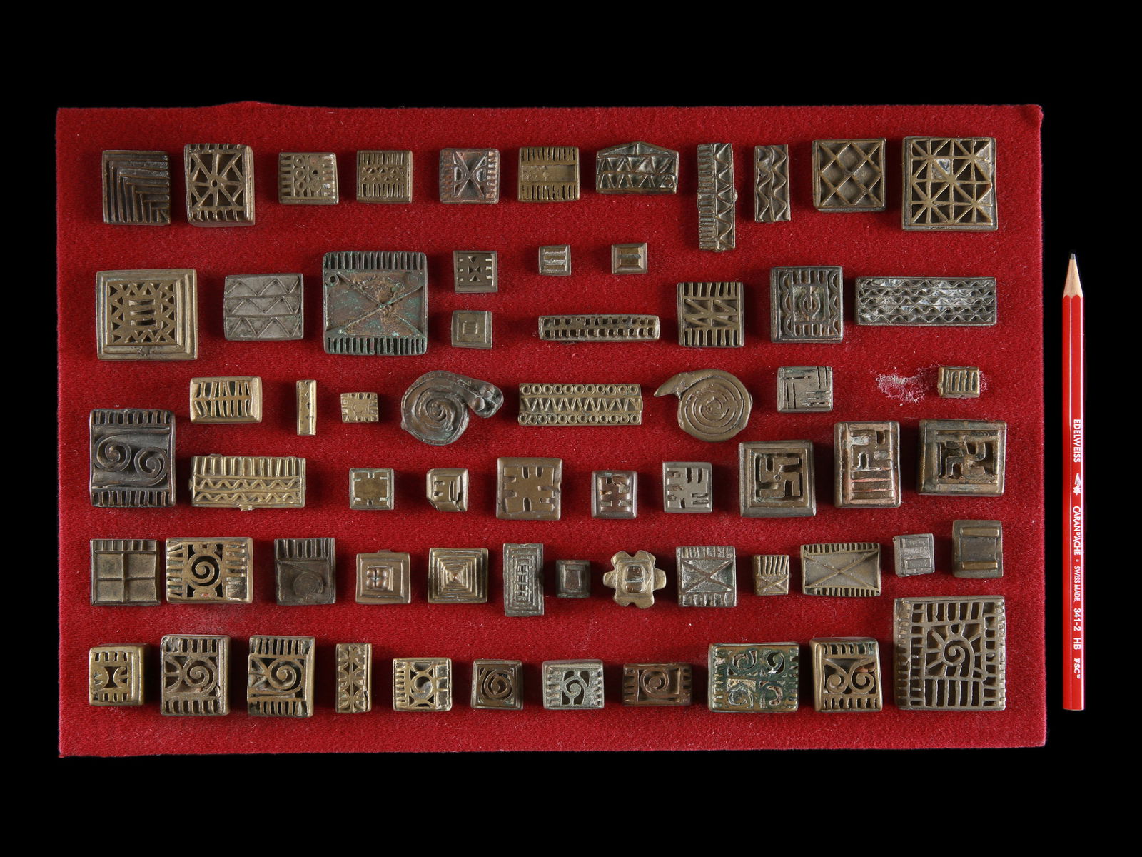 64 Asante abstract Goldweights - 2