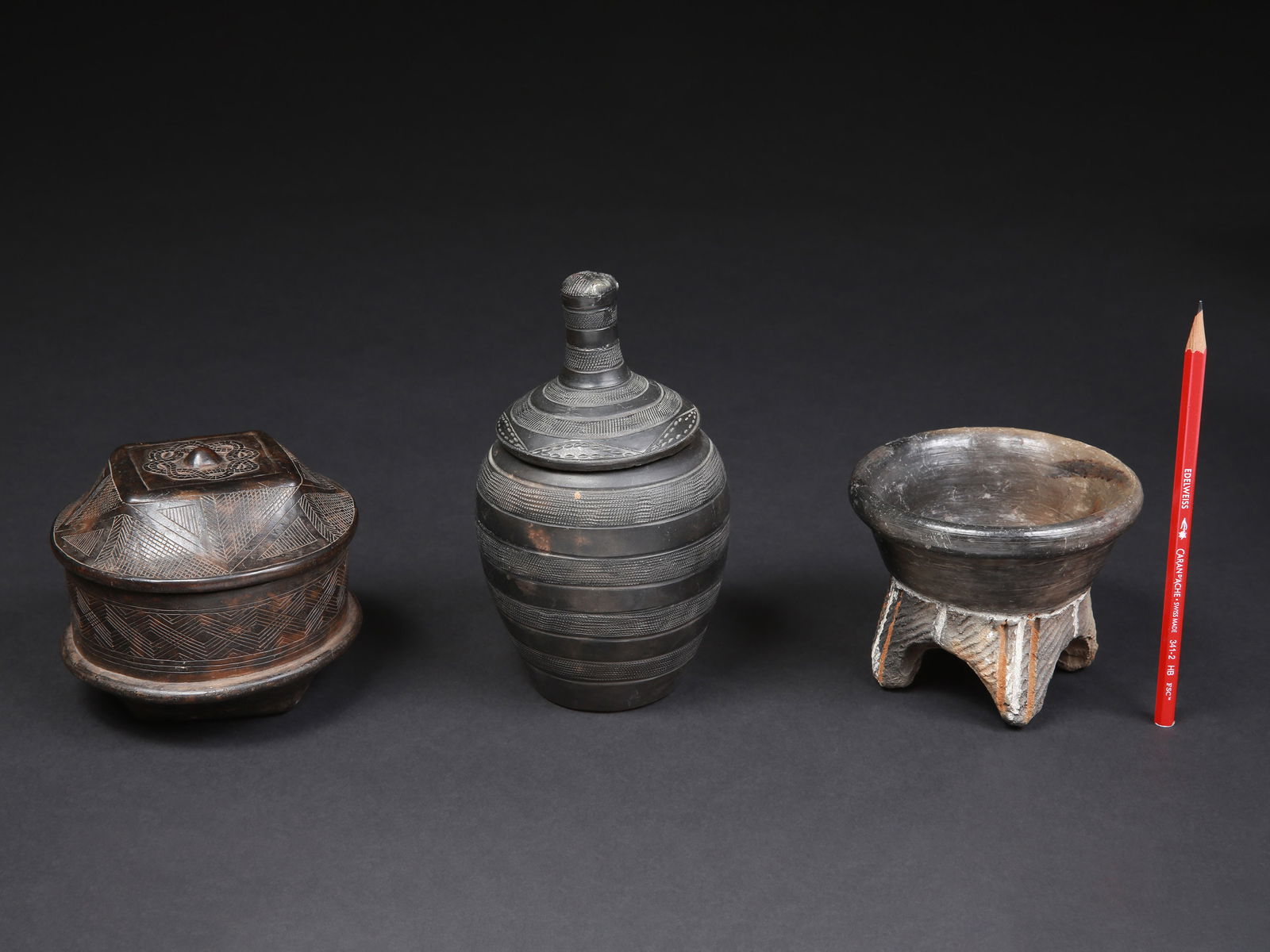 2 lidded Containers and a Bowl - 2