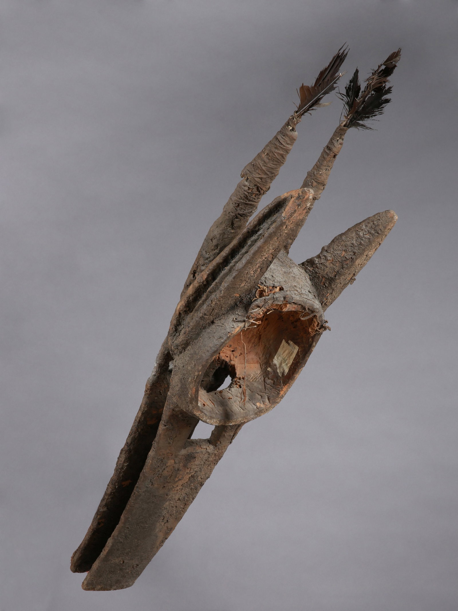 A Bamana Initiation Mask, "kònò" - 10