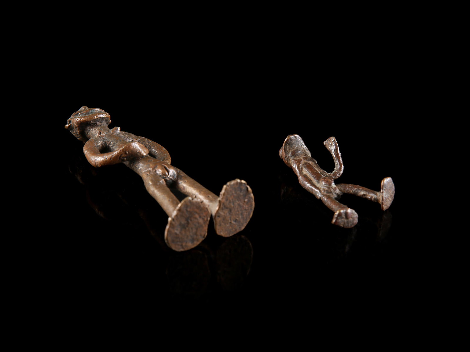 5 figurative Bronze Miniatures - 5