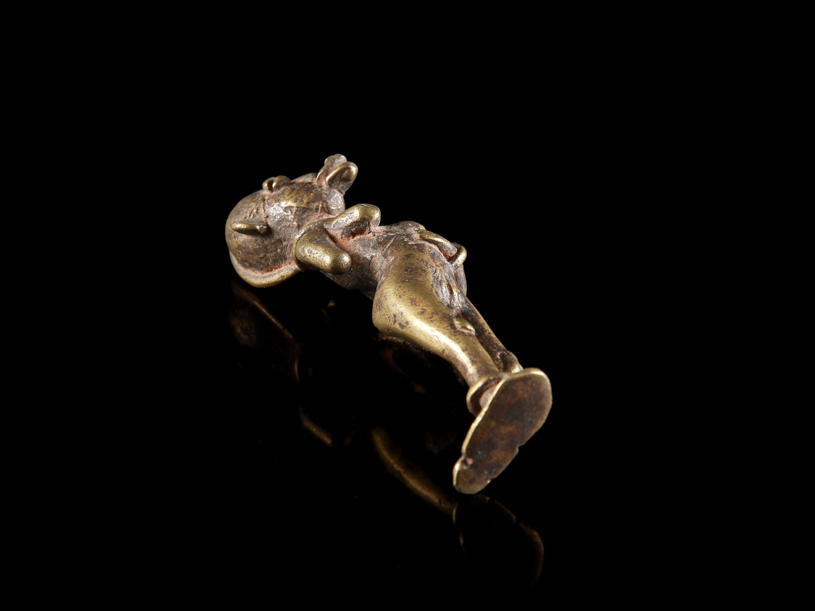 5 figurative Bronze Miniatures - 6