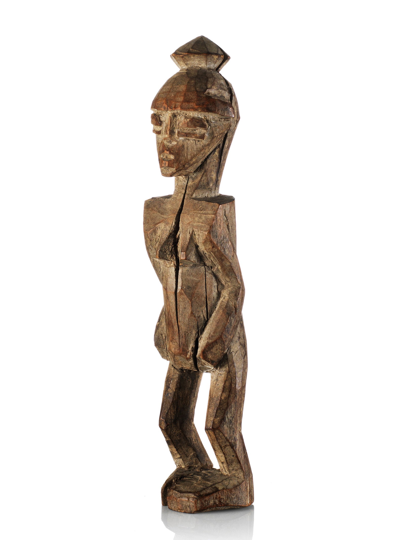 A Lobi Shrine Figure, "bateba phuwe": Schreinfigur, "bateba phuwe" Lobi. Burkina Faso Ohne Sockel / without base Holz. H 29 cm. Provenienz: - Emil Storrer (1917-1989), Zürich. - Albert Bösiger, Zürich. - Hans Ludwig,