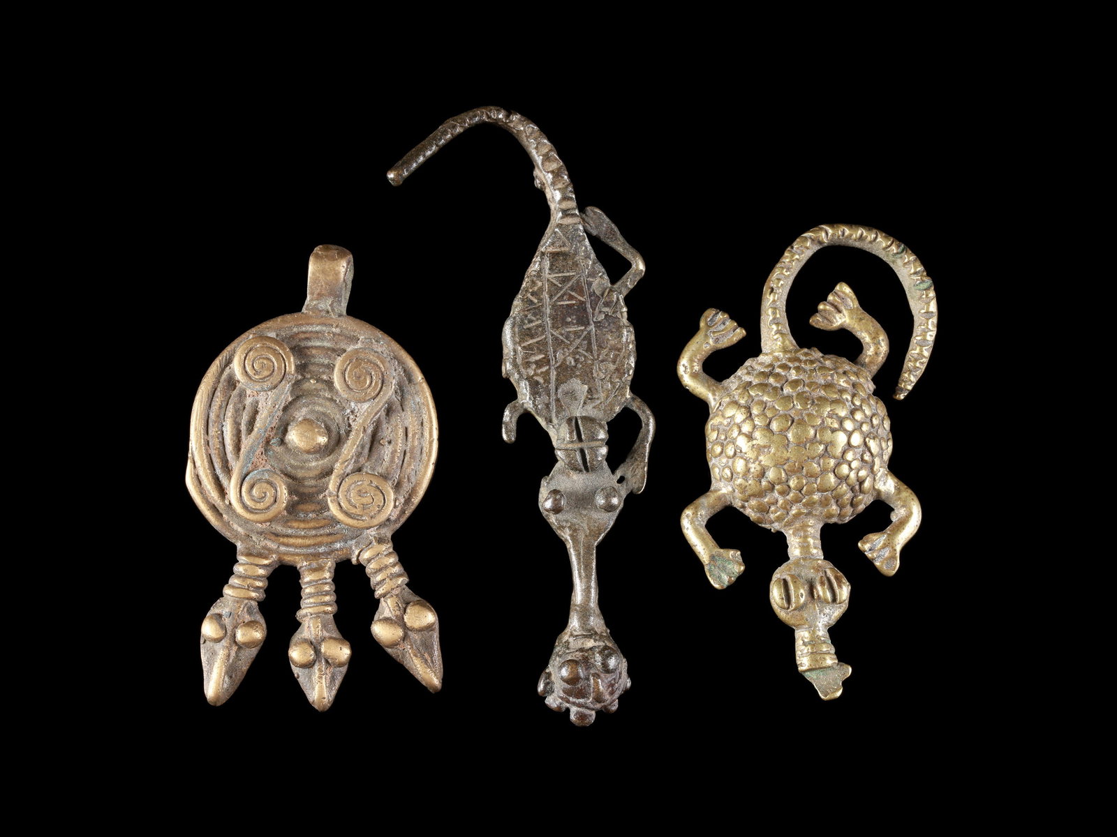 11 figurative Bronze Miniatures - 4