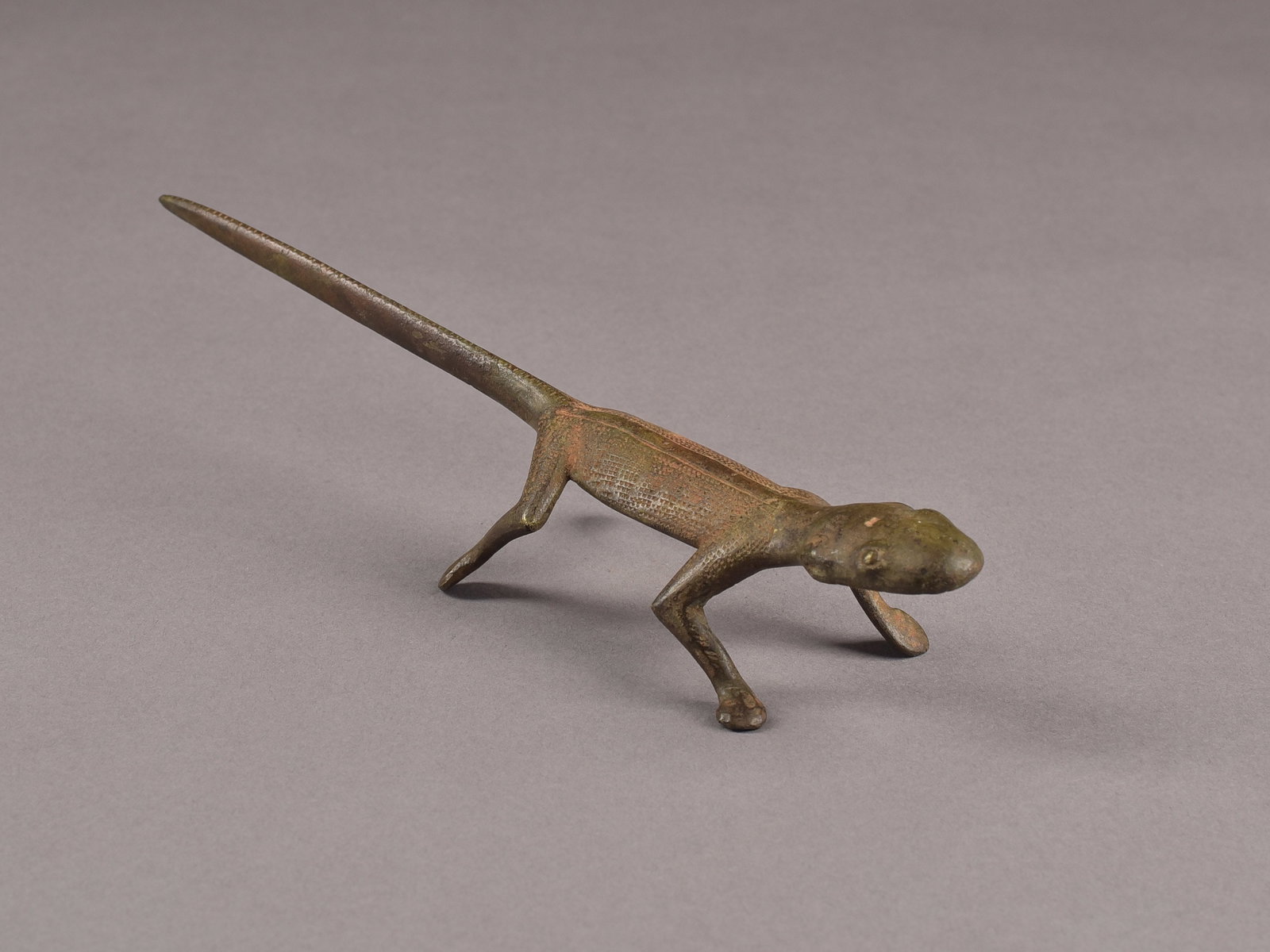 A Fon Bronze Lizard - 3