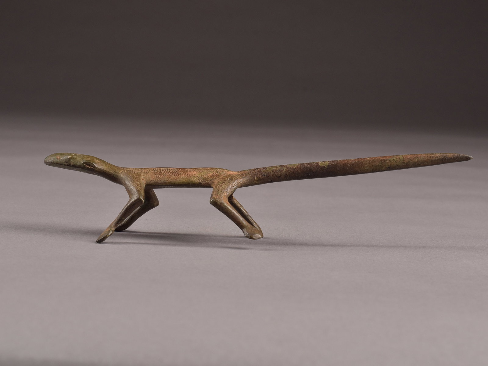 A Fon Bronze Lizard - 6