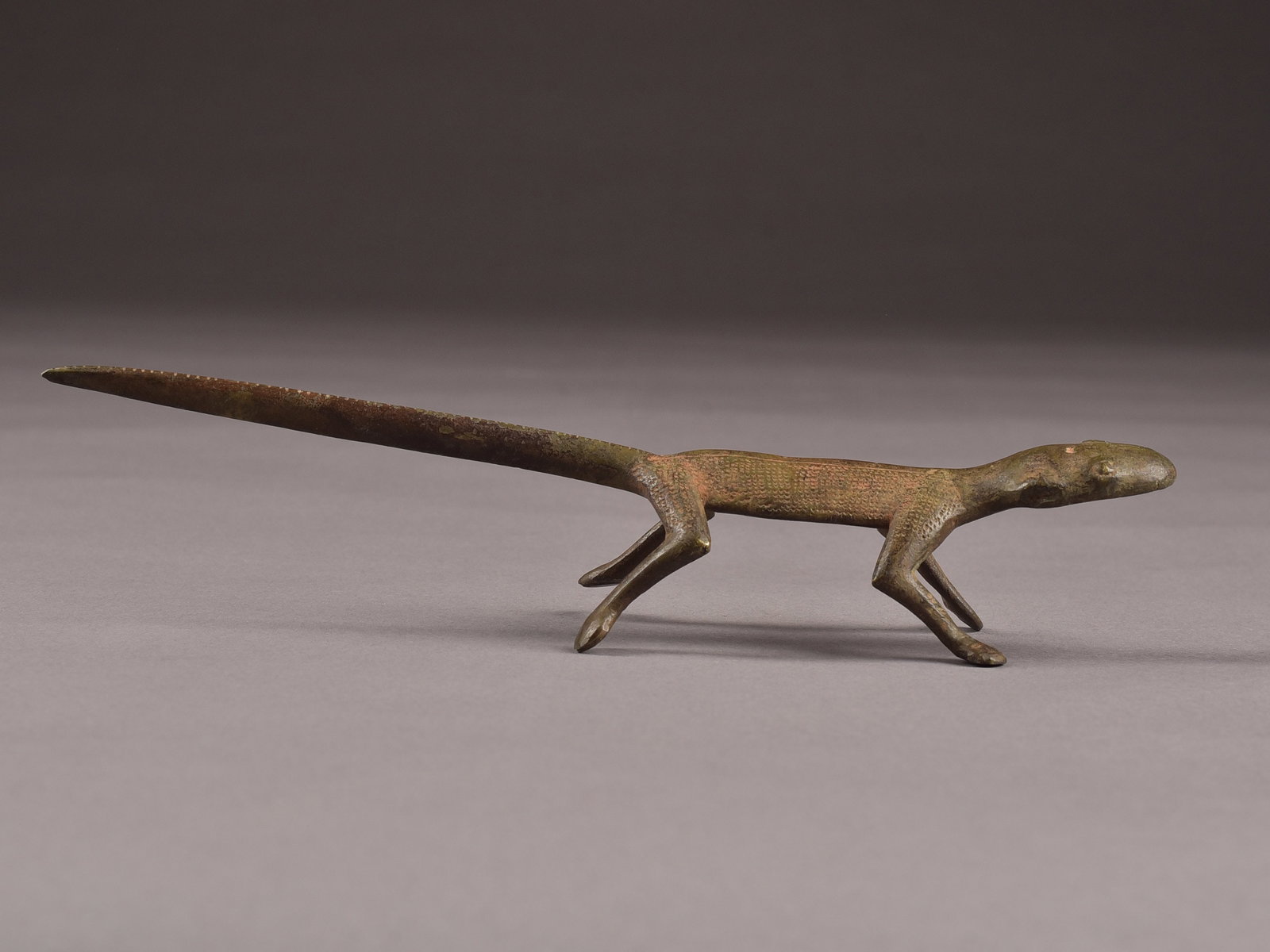 A Fon Bronze Lizard - 7
