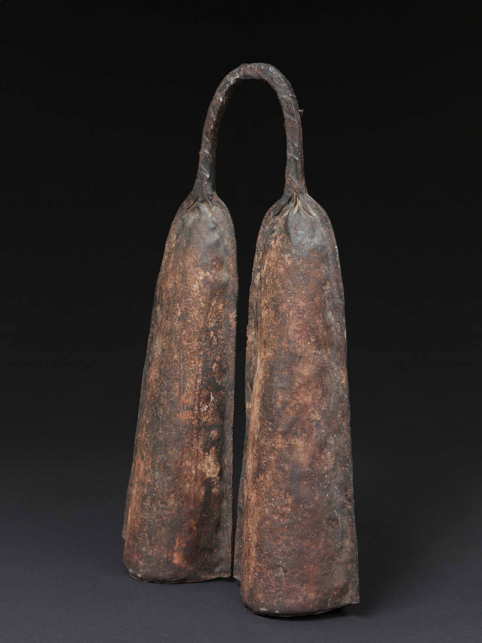 A Bamileke double Gong, "kwifo" (1 of 11)