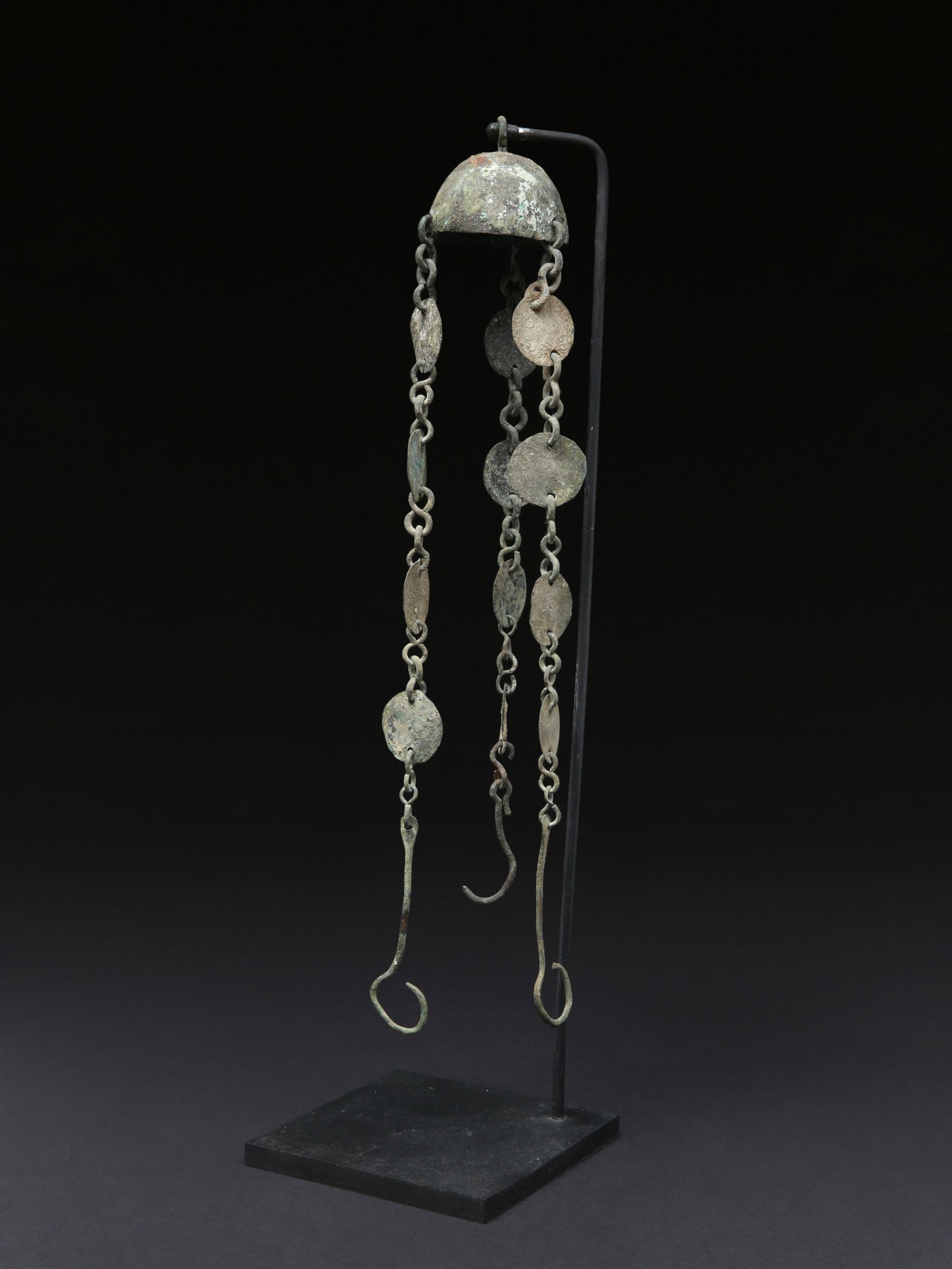 A Roman Chained Bell Holder - 6