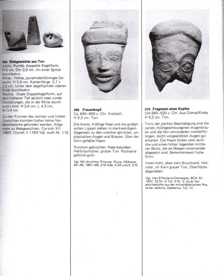 3 Greek Weaving Weights - 10