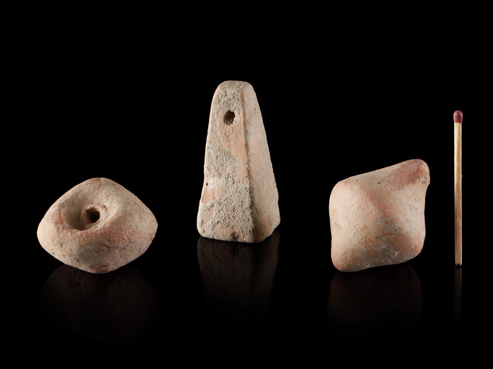 3 Greek Weaving Weights - 2