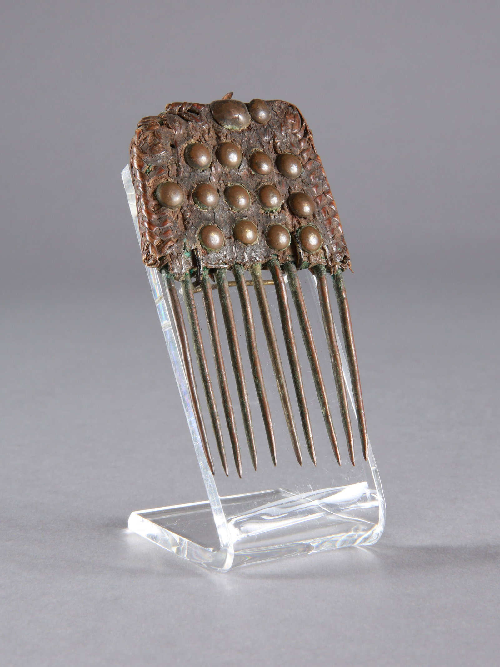 An Akan Copper Comb - 4