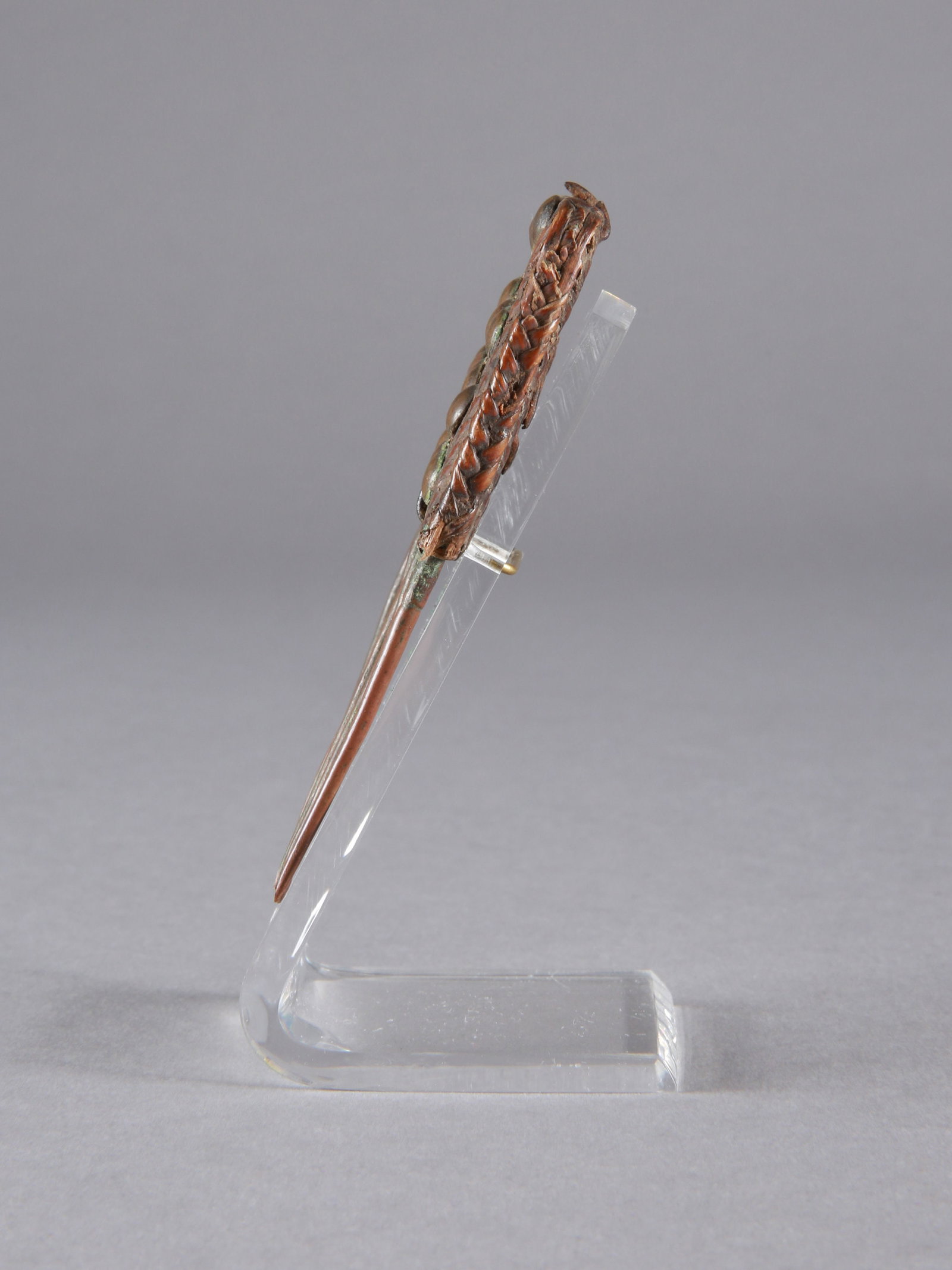 An Akan Copper Comb - 6
