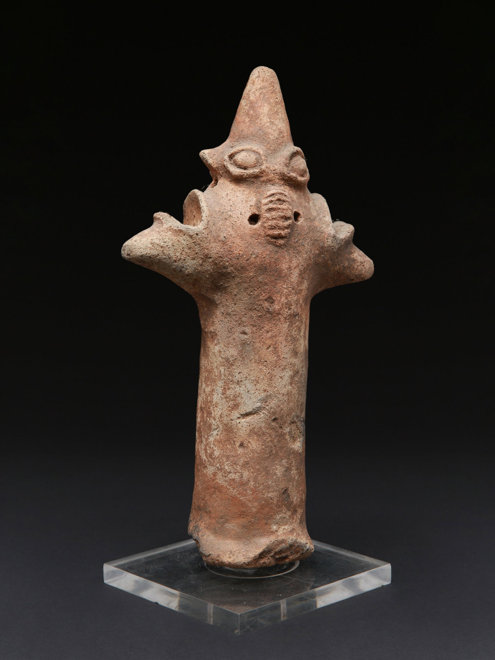 A Koma-Bulsa janiform Terracotta Head, "kronkronbua" (1 of 13)