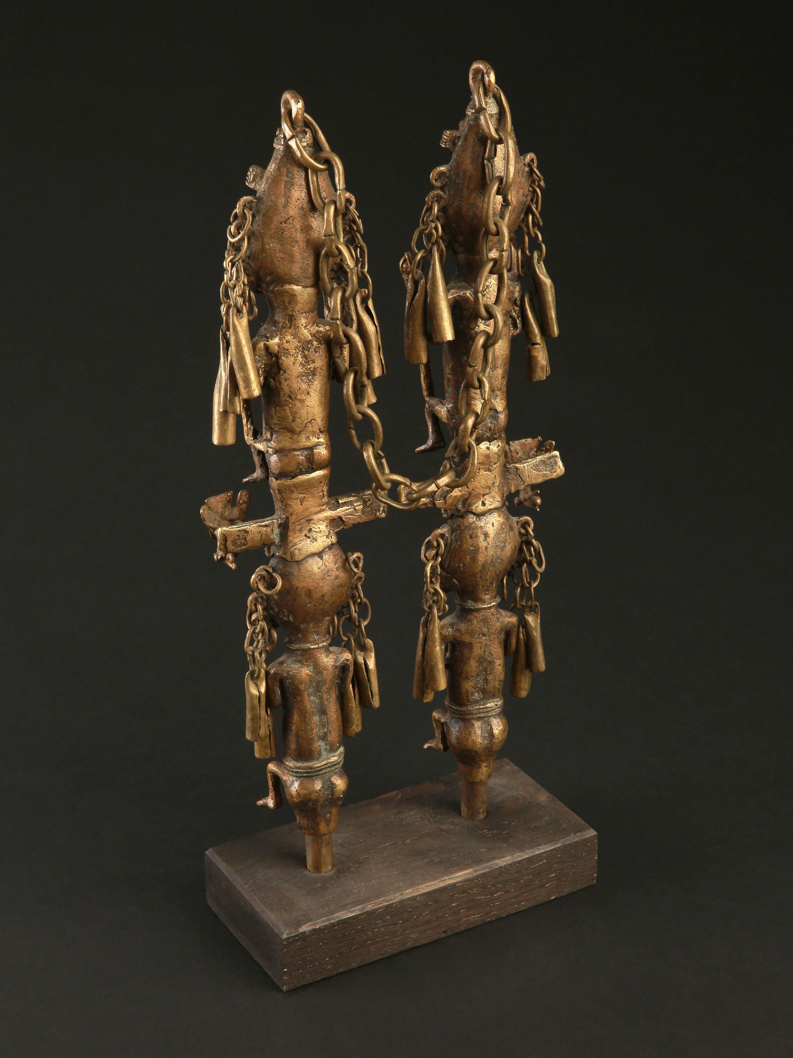 A Yoruba Pair of Staffs of the Oro Society, "eluku oro" - 11