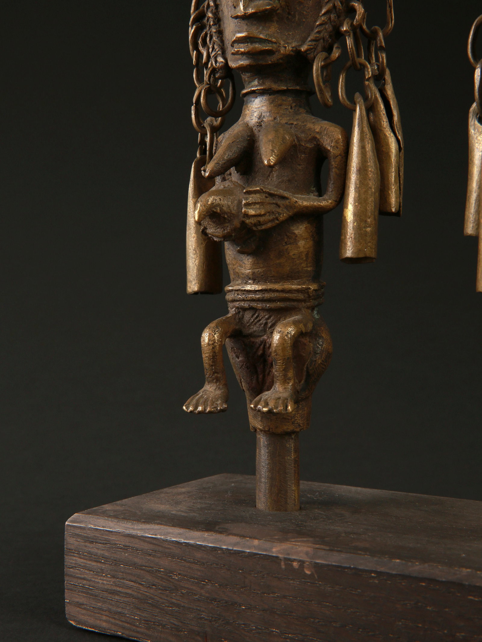 A Yoruba Pair of Staffs of the Oro Society, "eluku oro" - 14