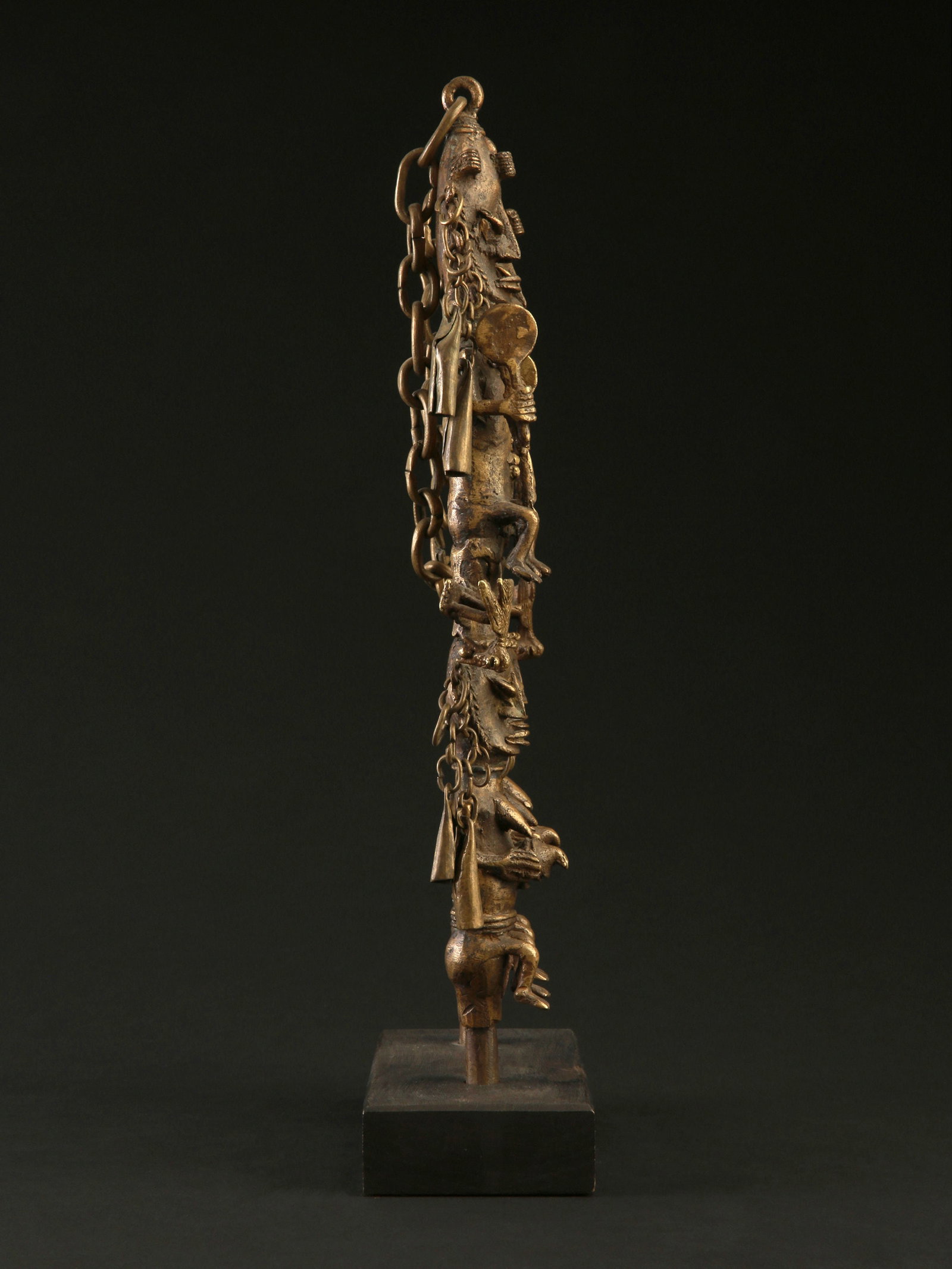 A Yoruba Pair of Staffs of the Oro Society, "eluku oro" - 5