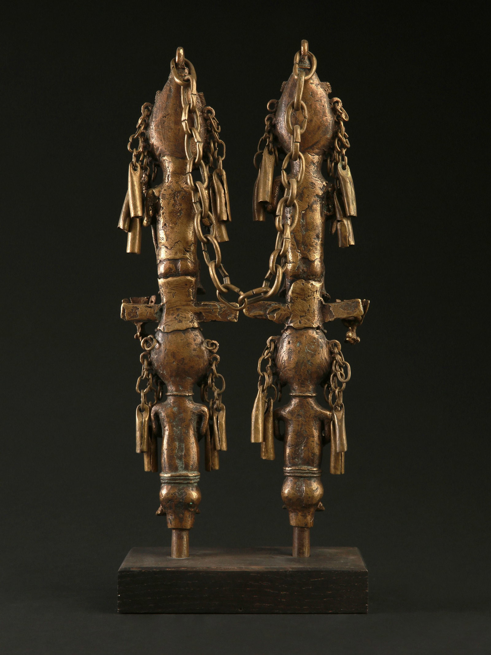 A Yoruba Pair of Staffs of the Oro Society, "eluku oro" - 7