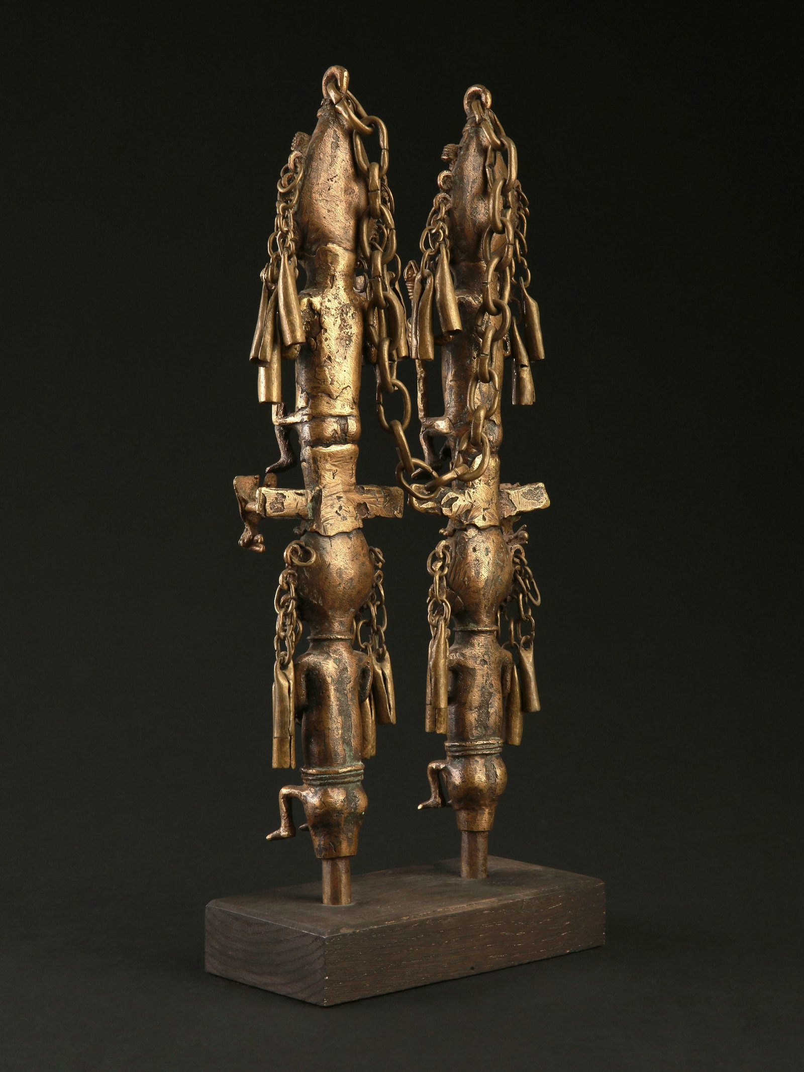 A Yoruba Pair of Staffs of the Oro Society, "eluku oro" - 8